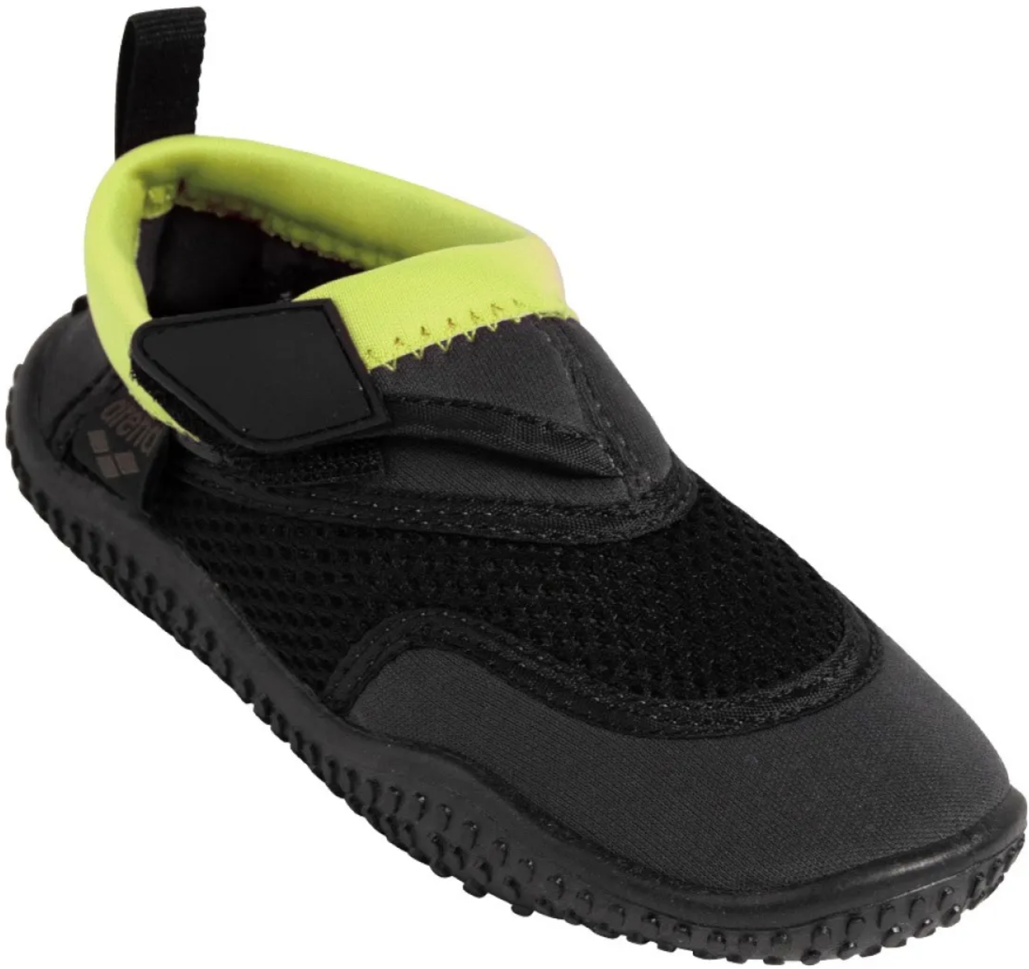 Аквашузы детские Arena Watershoes Jr 005294-100 34 темно-серые/салатовые фото 