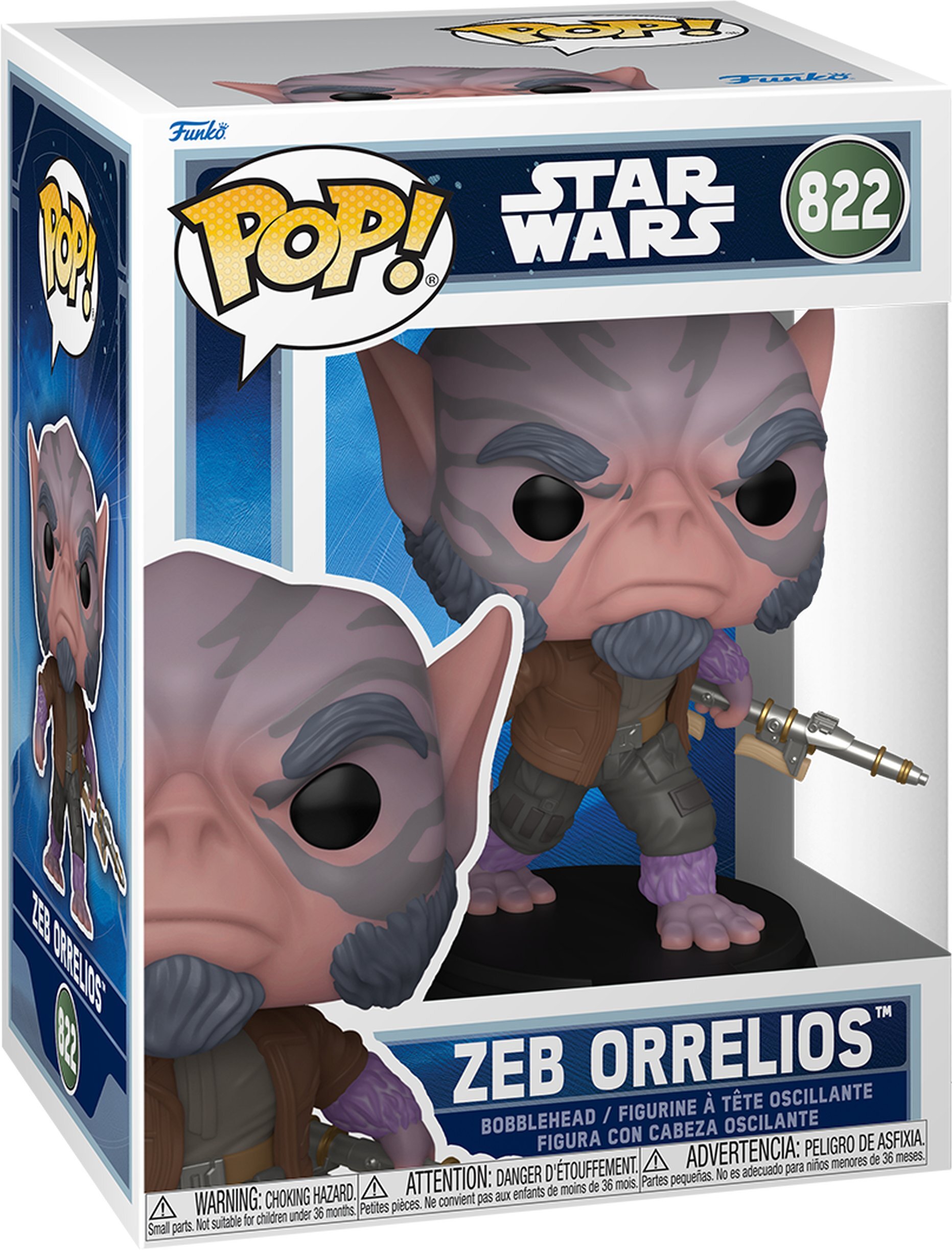 Фігурка Funko POP Star Wars: Mandalorian &amp; Grogu - Zeb Orreliosфото