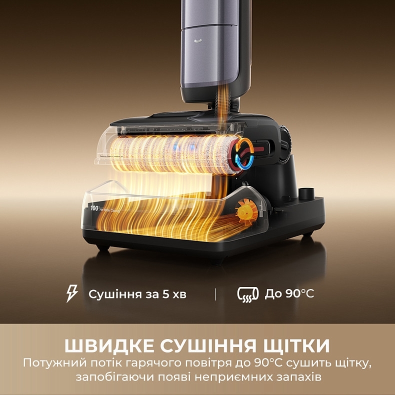 Аккумуляторный моющий пылесос Dreame H16 ProSteam (HHR48F) фото9