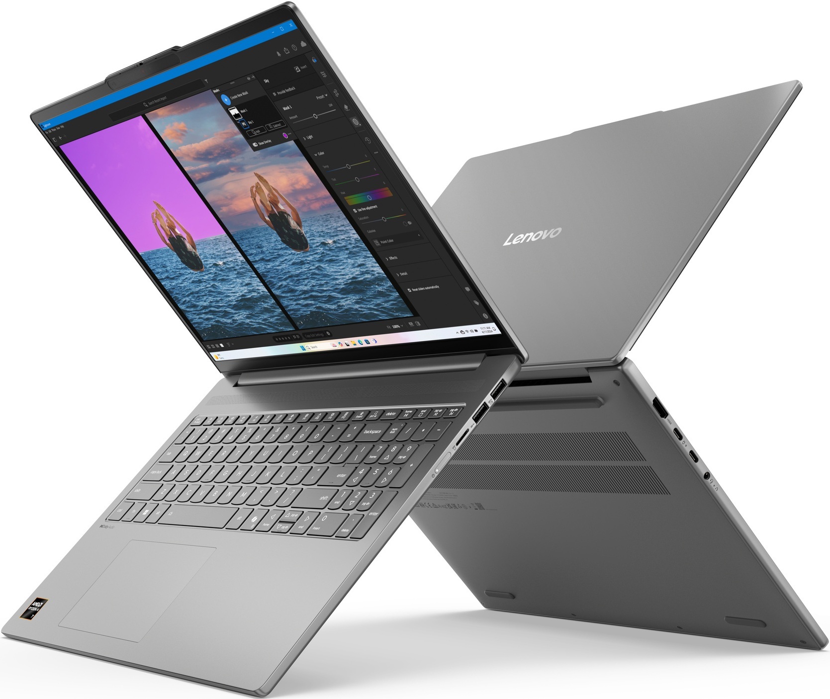 Ноутбук LENOVO IdeaPad Slim 5 16ARP10 Luna Grey (83HU004PRA)фото9