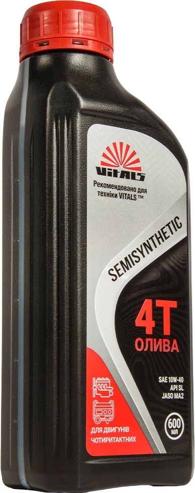 Олива для чотиритактних двигунів Vitals Semisynthetic API SL/CF 0.6л (251673)фото2