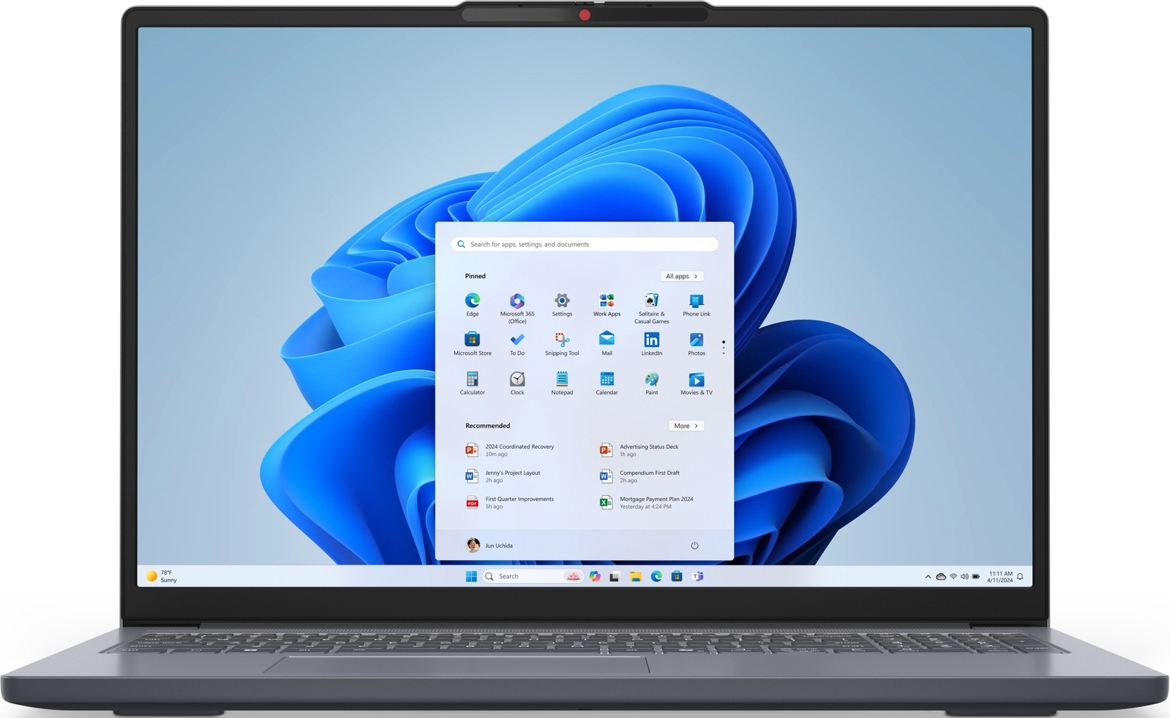 Ноутбук LENOVO IdeaPad Slim 3 16ARP10 Luna Grey (83K800CPRA)фото4
