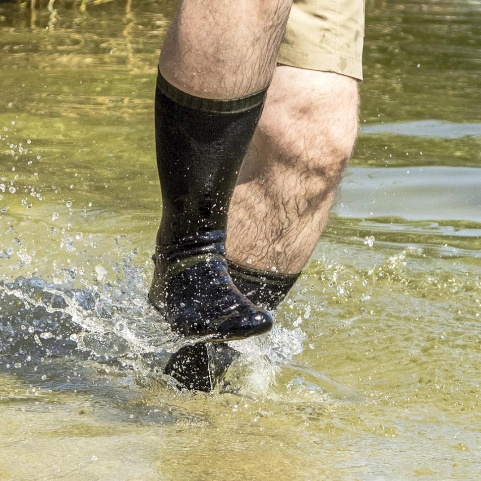 Шкарпетки водонепроникні Dexshell Trekking, р-р ХL, із зеленою смужкоюфото3