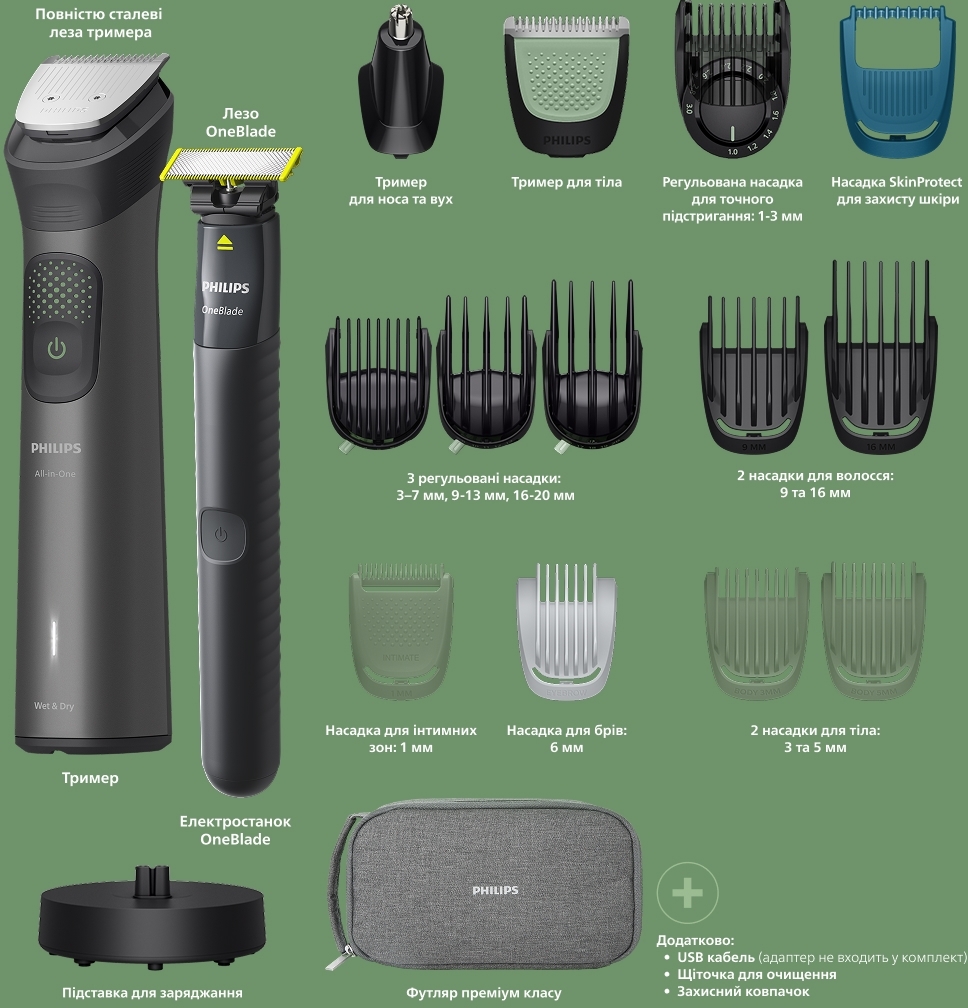 Универсальный триммер Philips MG_9556/15SALE серии 9000 (19-в-1)_Sale фото 