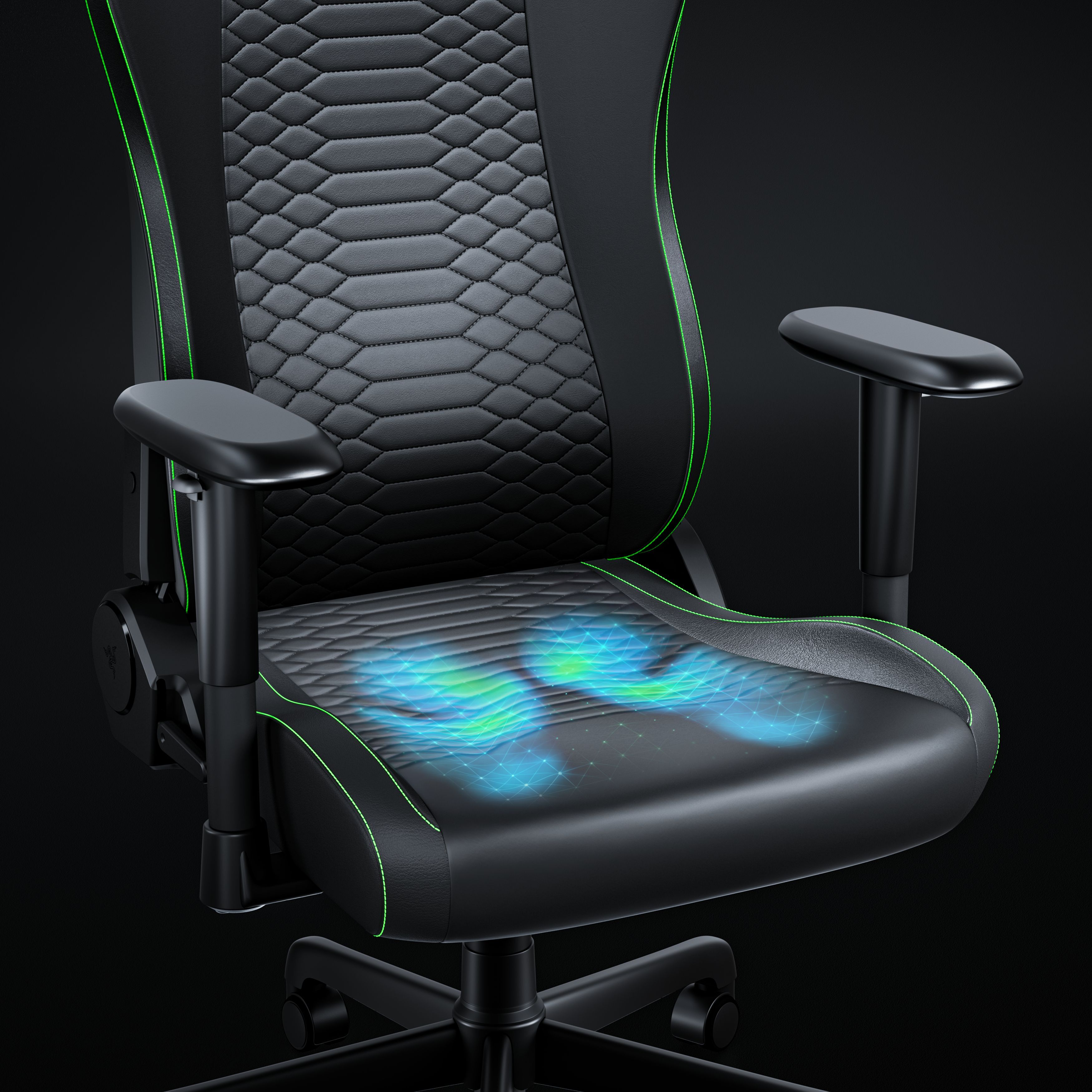 Кресло игровое Razer Iskur V2 X Black/Green (RZ38-05310700-R3G1) фото 7