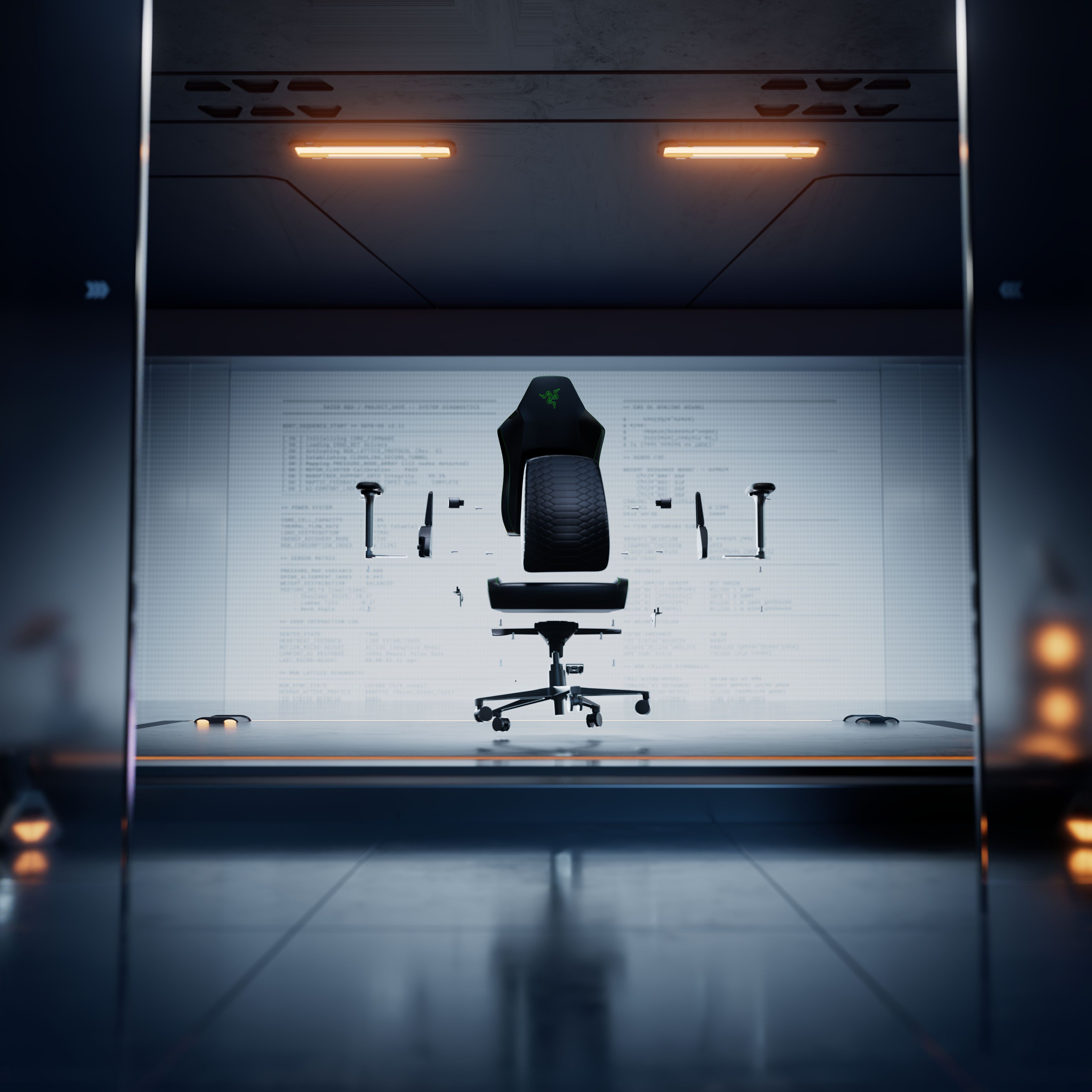 Крісло ігрове Razer Iskur V2 Black (RZ38-04900800-R3G1)фото7