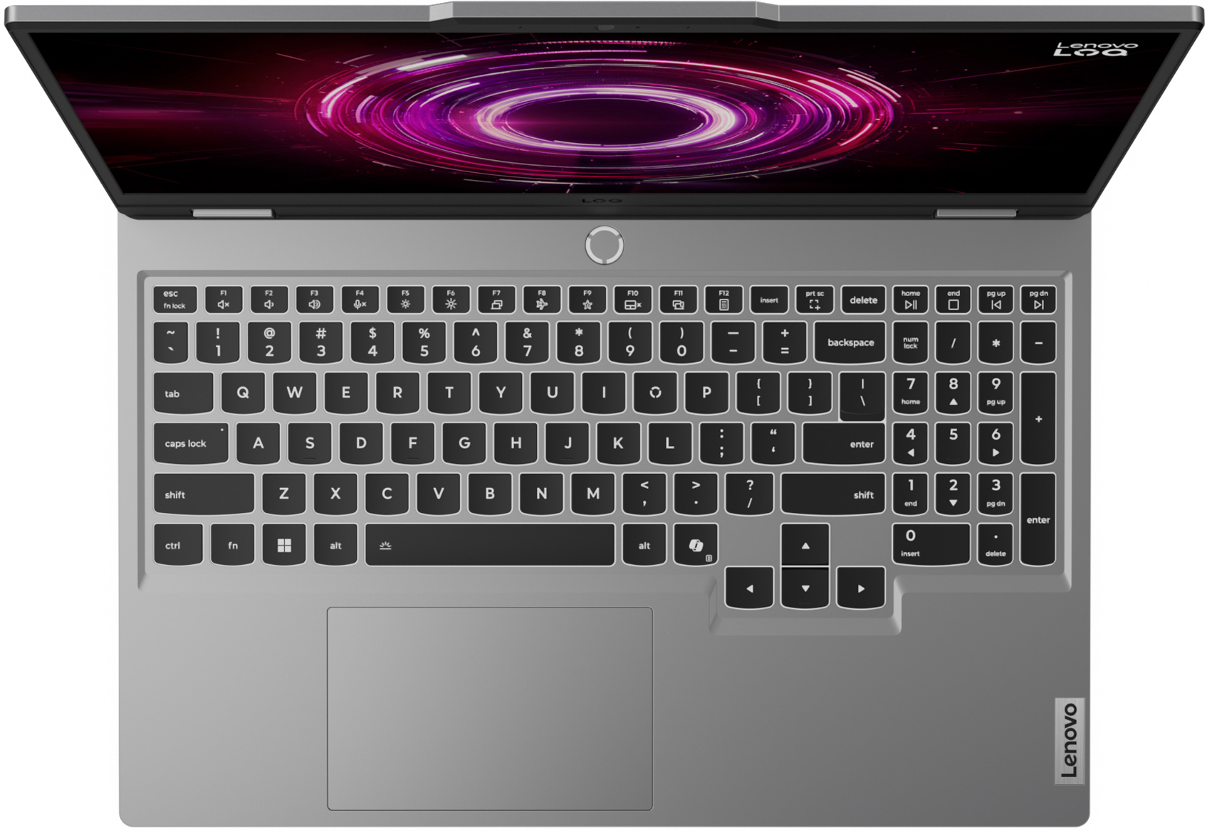 Ноутбук LENOVO LOQ 15AHP10 Luna Grey (83JG00FBRA) фото 7