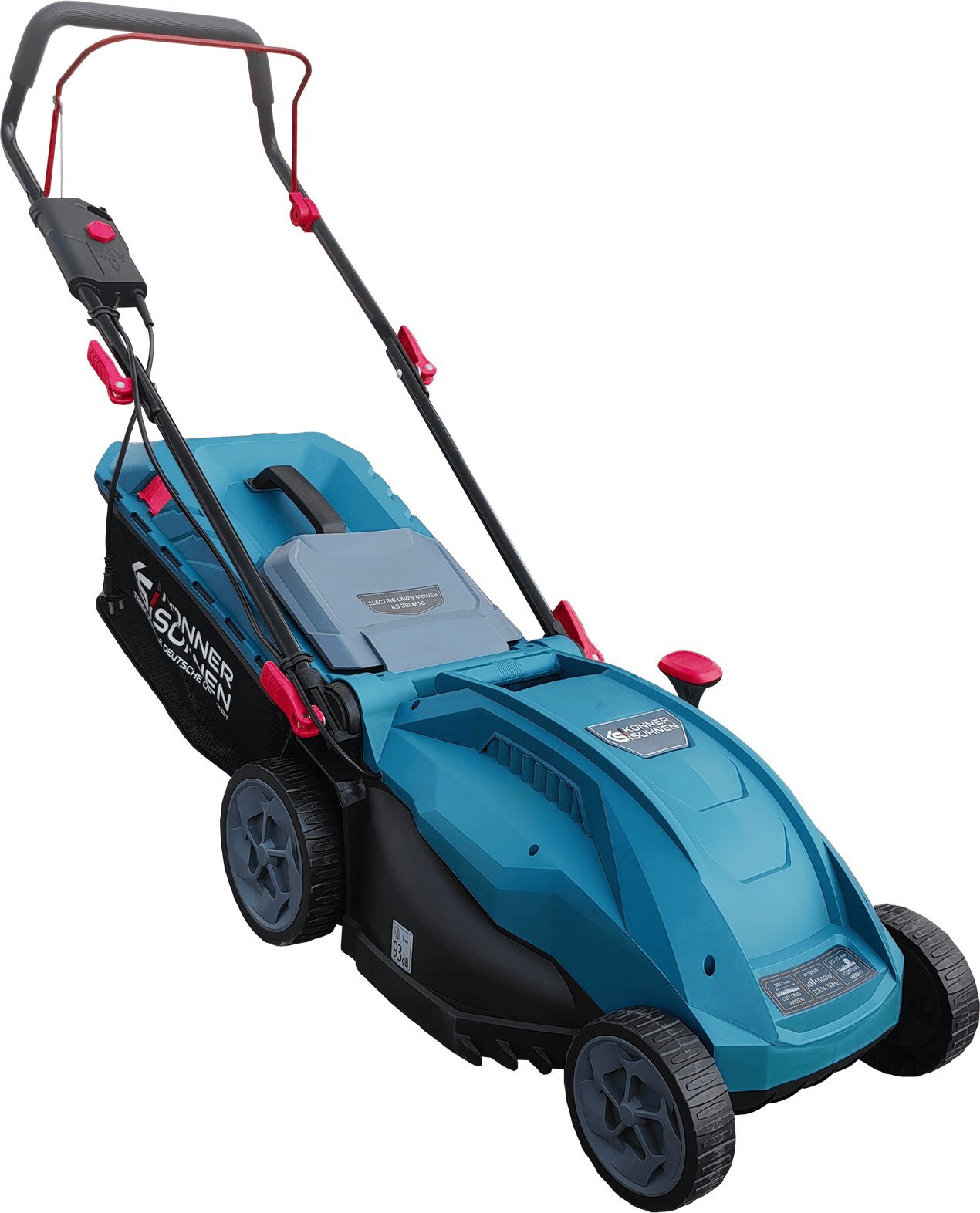 Газонокосилка сетевая Konner&amp;Sohnen KS 38LM16 1600Вт (KS38LM16) фото 