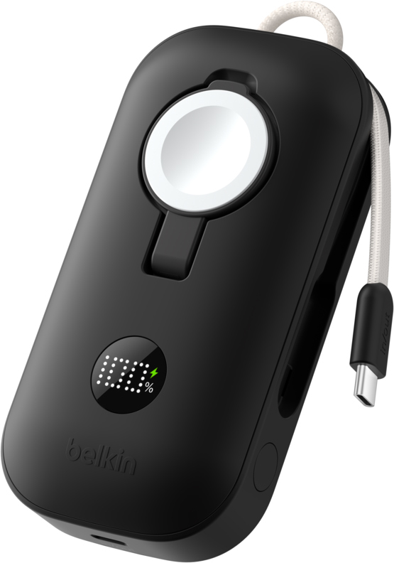 Аккумулятор портативный литий-ионный Power Bank Belkin 10000мА·ч, 45Вт (BPD012HQBK) фото 2