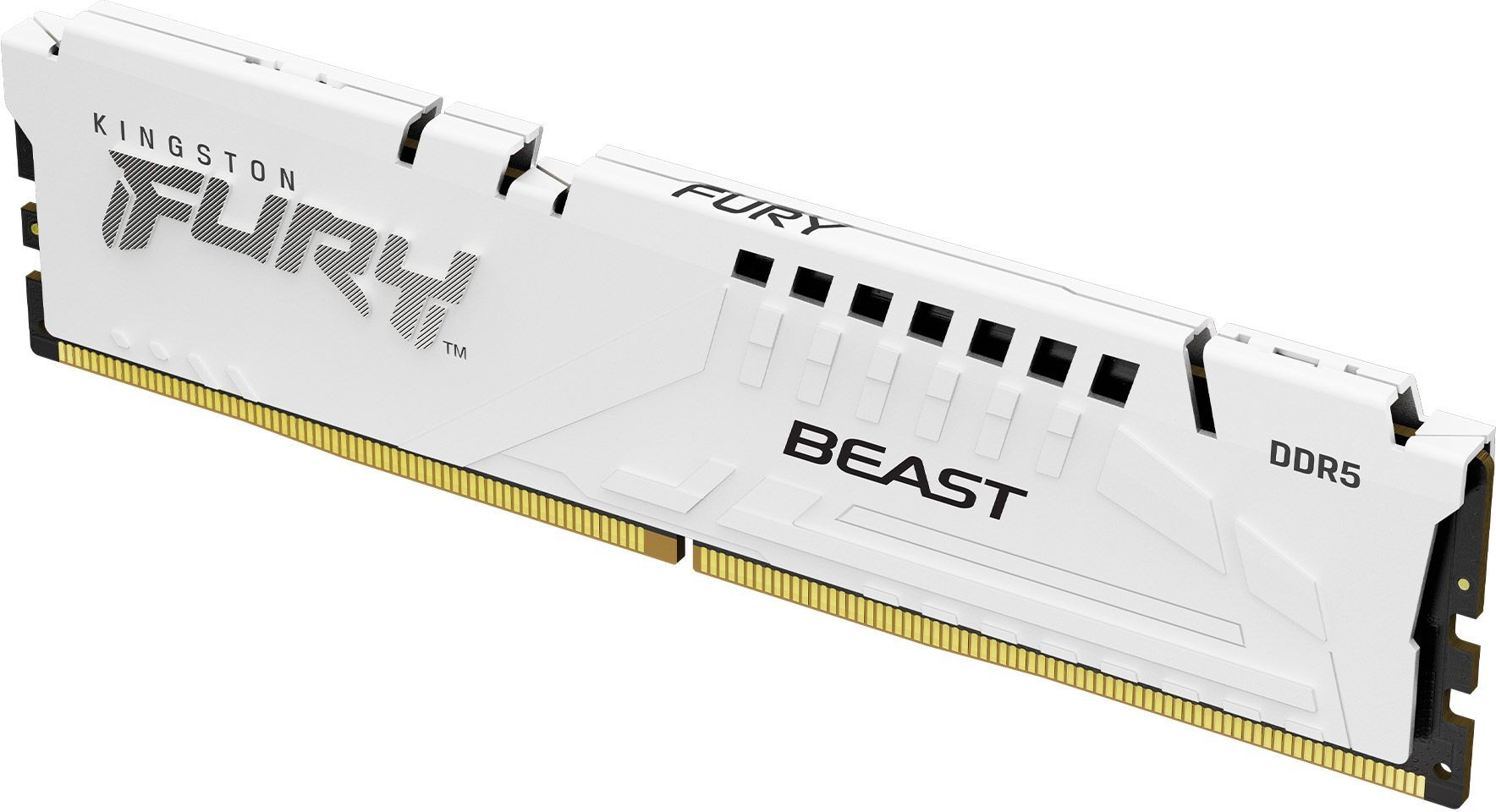 Память ПК Kingston DDR5 16GB 6000 FURY Beast EXPO White (KF560C30BWE-16) фото 2