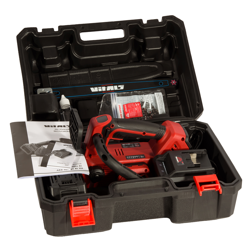Пила ланцюгова акумуляторна Vitals AKZ 1830sx BL Kit18В (241130)фото