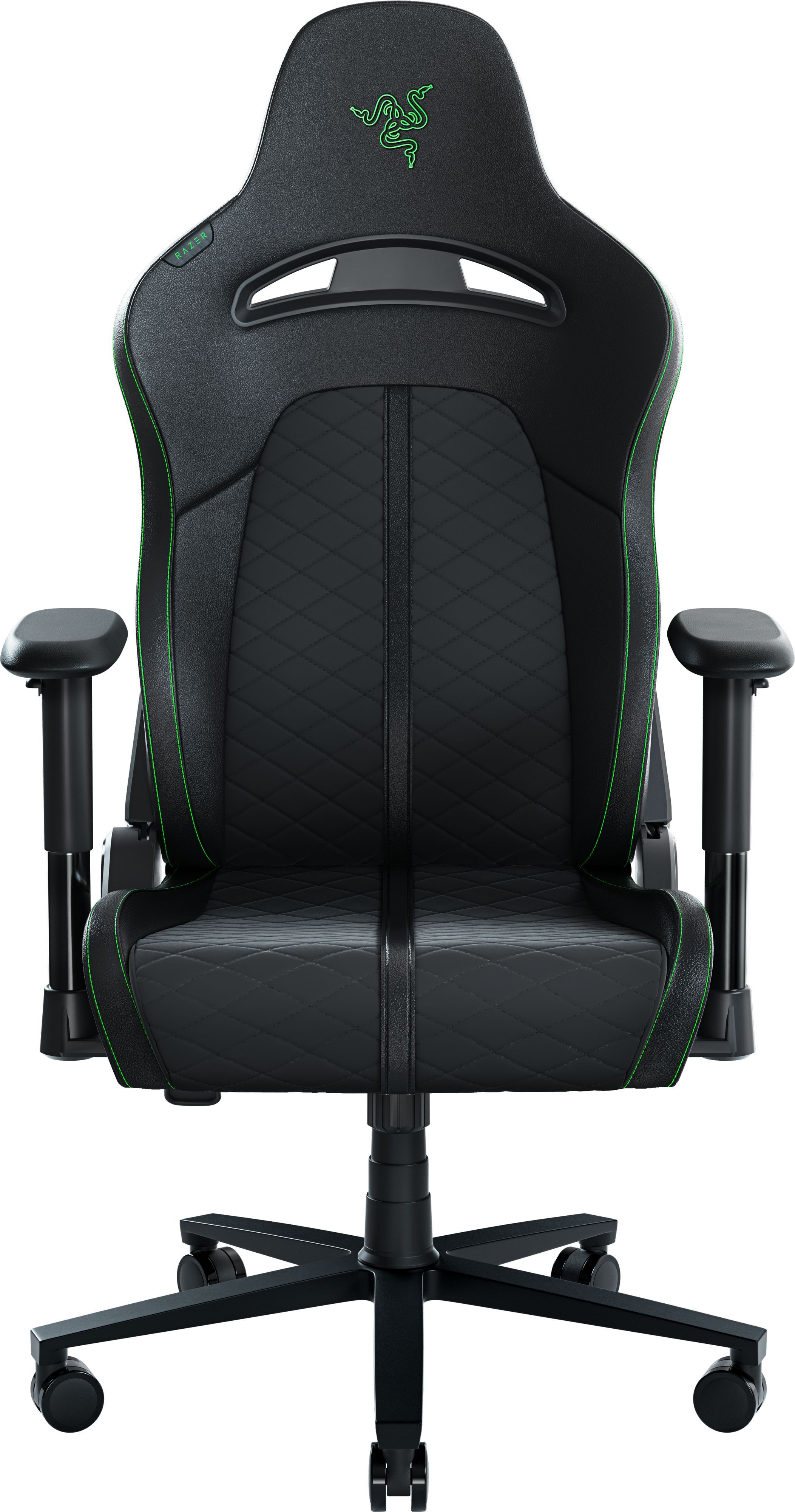 Кресло игровое Razer Enki X 2D-Armrests Black/Green (RZ38-03880100-R3G1) фото 