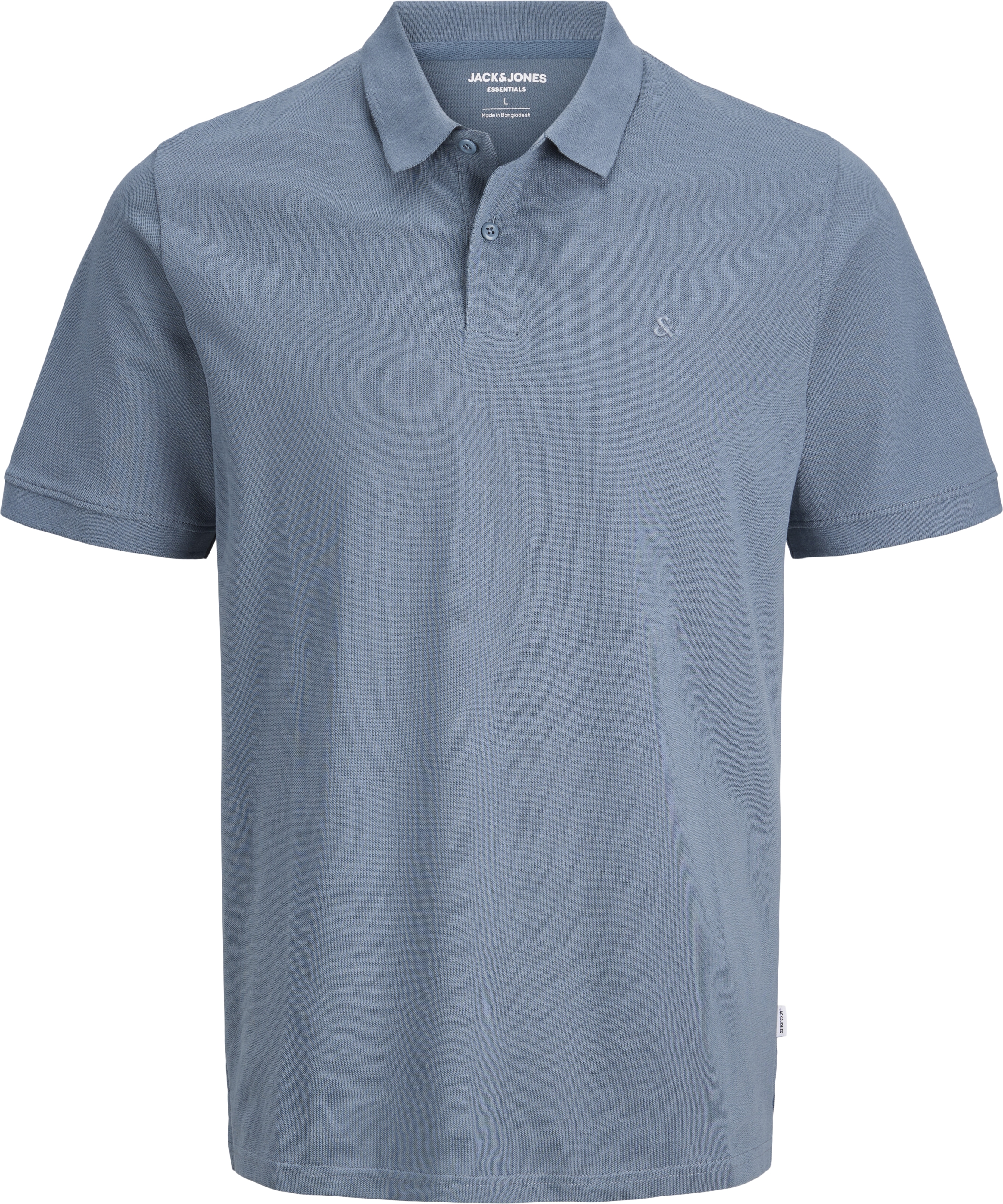 Поло мужское Jack &amp; Jones Jjebasic Polo Ss Noos 12136516 L голубое фото 