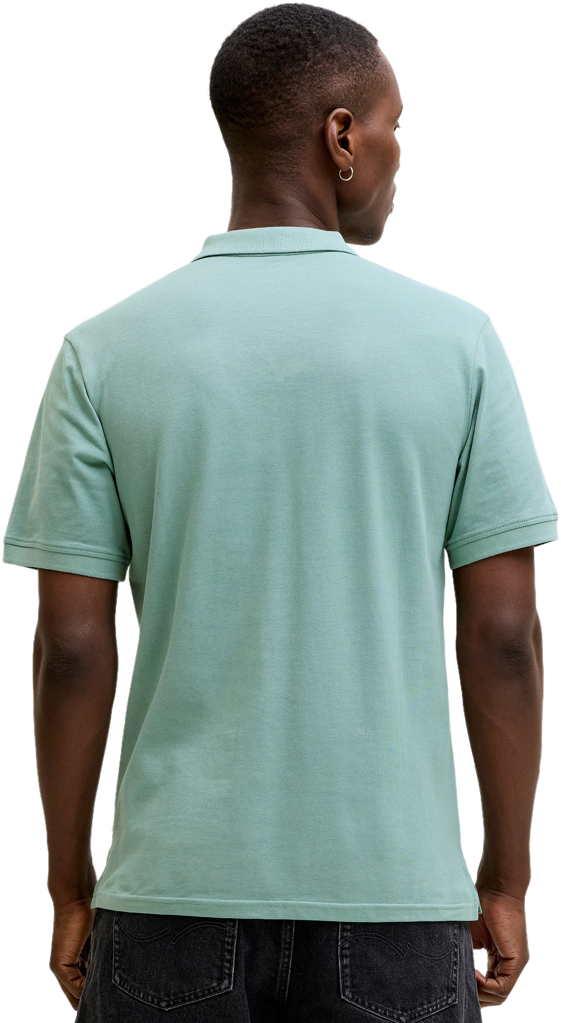 Поло мужское Jack &amp; Jones Jjebasic Polo Ss Noos 12136516 M мятное фото 