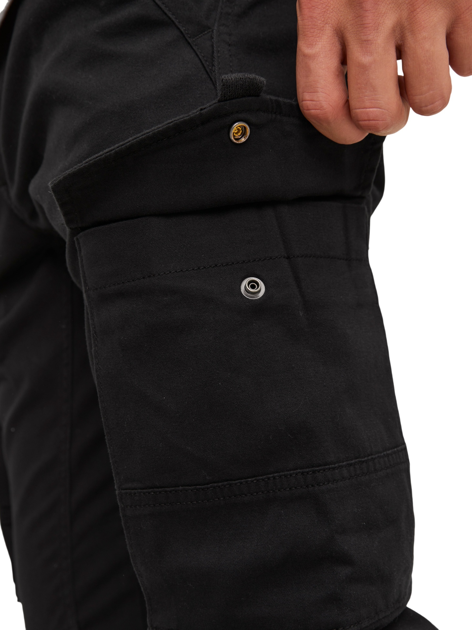 Брюки мужские Jack &amp; Jones Jpstpaul Flake Cargo Noos 12139912 33-32 черные фото 