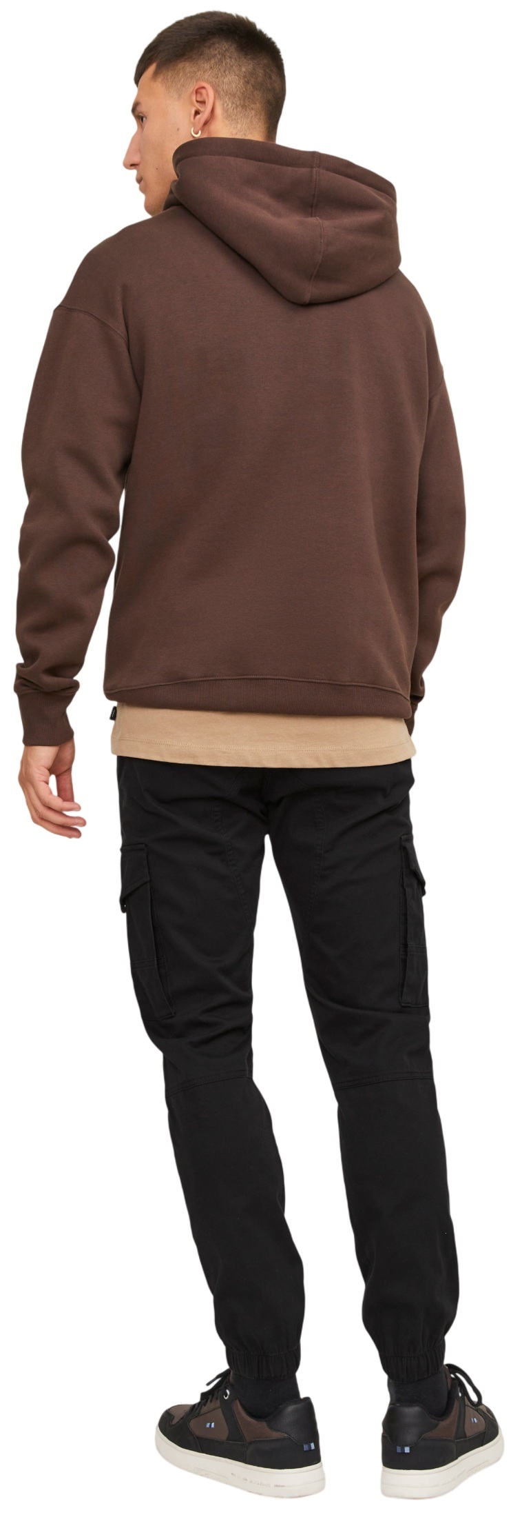 Брюки мужские Jack &amp; Jones Jpstpaul Flake Cargo Noos 12139912 34-32 черные фото 