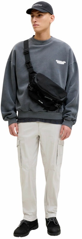 Брюки мужские Jack &amp; Jones Jpstpaul Flake Cargo Noos 12139912 30-32 светло-серые фото 