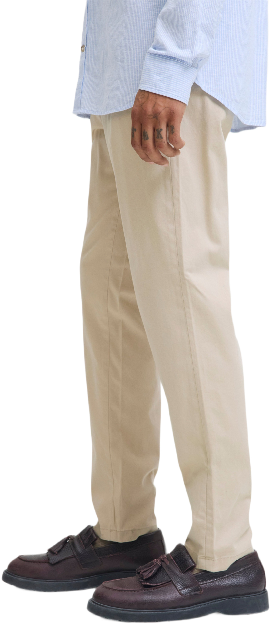 Штани чоловічі Jack &amp; Jones Jpstmarco Bowie Noos 12150148 34-32 бежевіфото