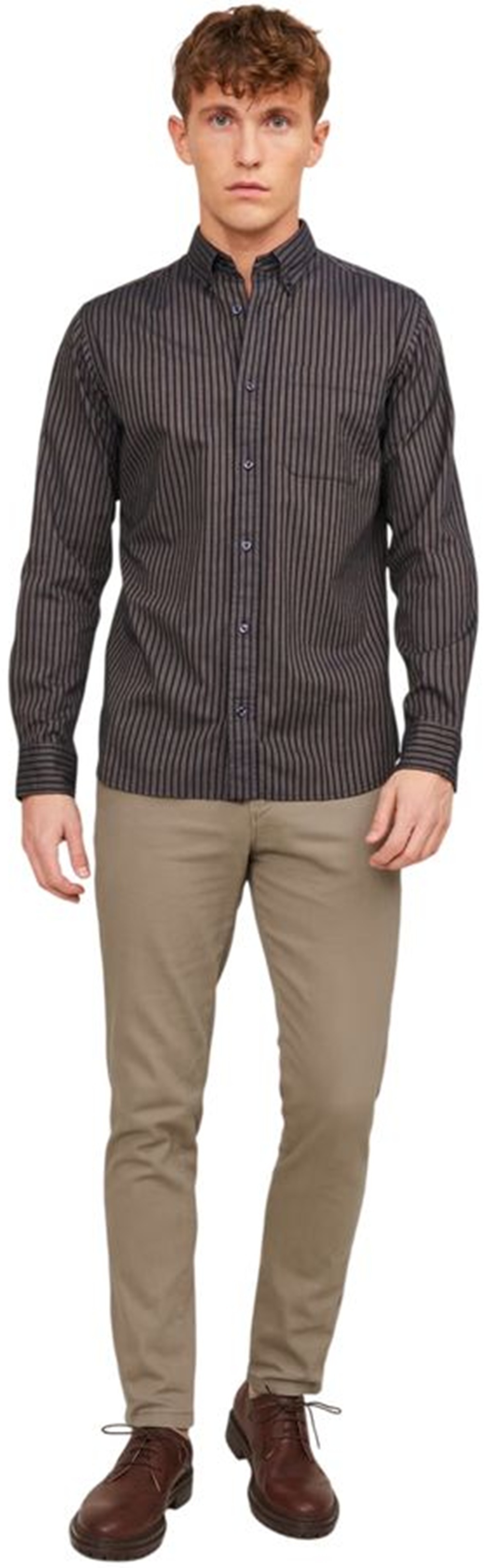 Штани чоловічі Jack &amp; Jones Jpstmarco Dave Beige Noos 12174307 32-32 бежевіфото