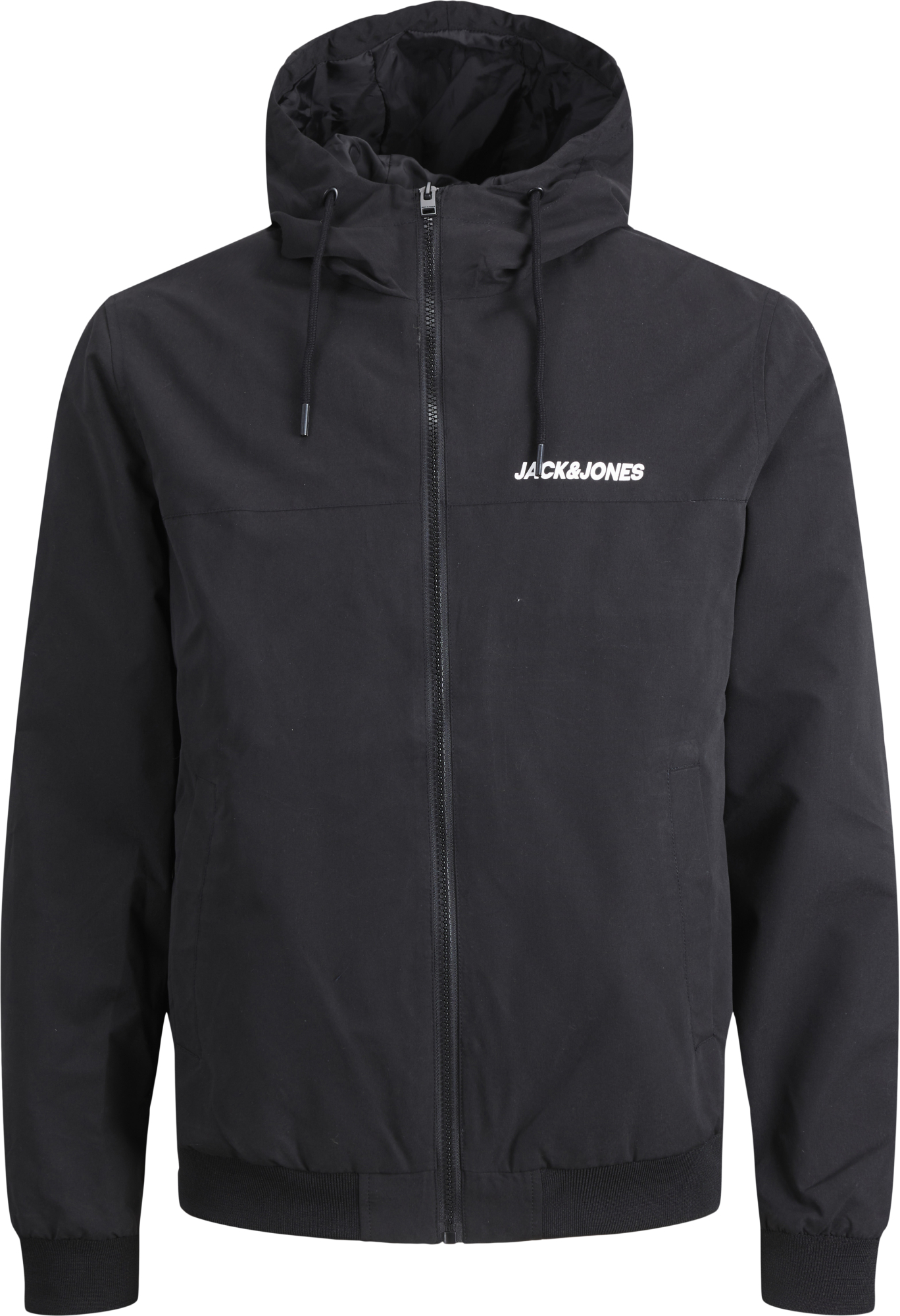 Ветровка мужская Jack &amp; Jones Jjerush Hood Bomber Noos 12200208 S черная фото 