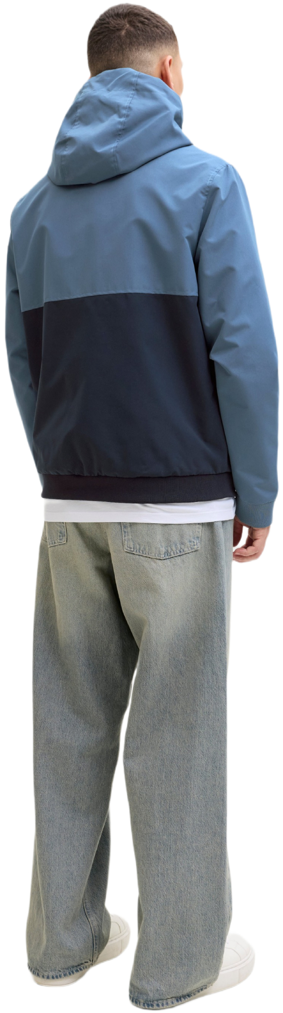 Ветровка мужская Jack &amp; Jones Jjerush Hood Bomber Noos 12200208 L синяя фото 