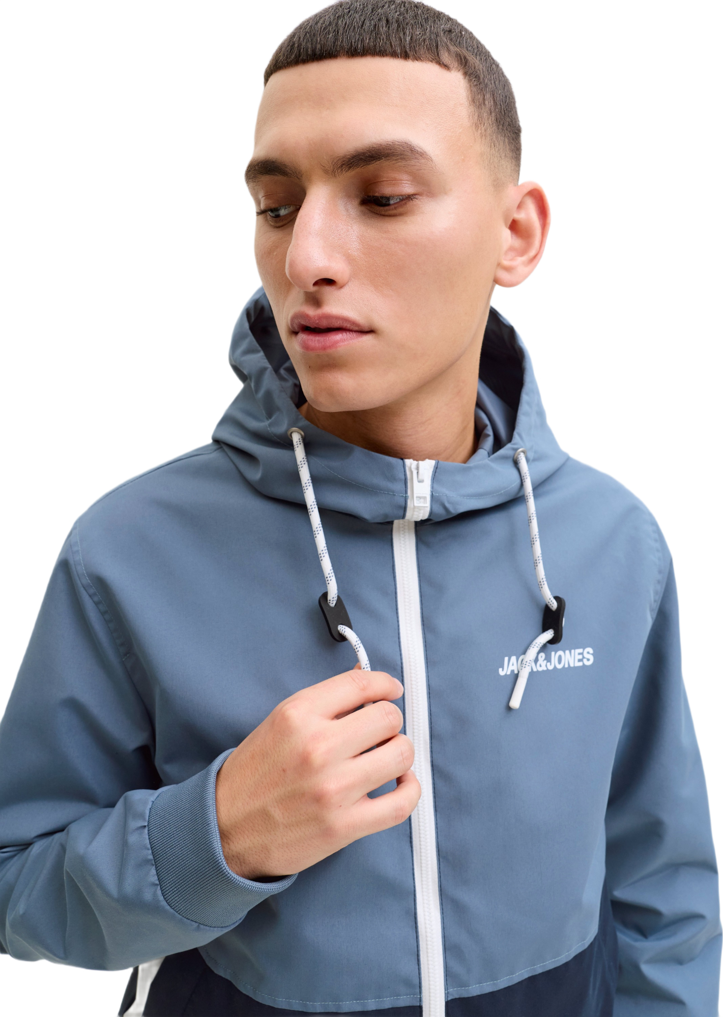 Ветровка мужская Jack &amp; Jones Jjerush Hood Bomber Noos 12200208 L синяя фото 