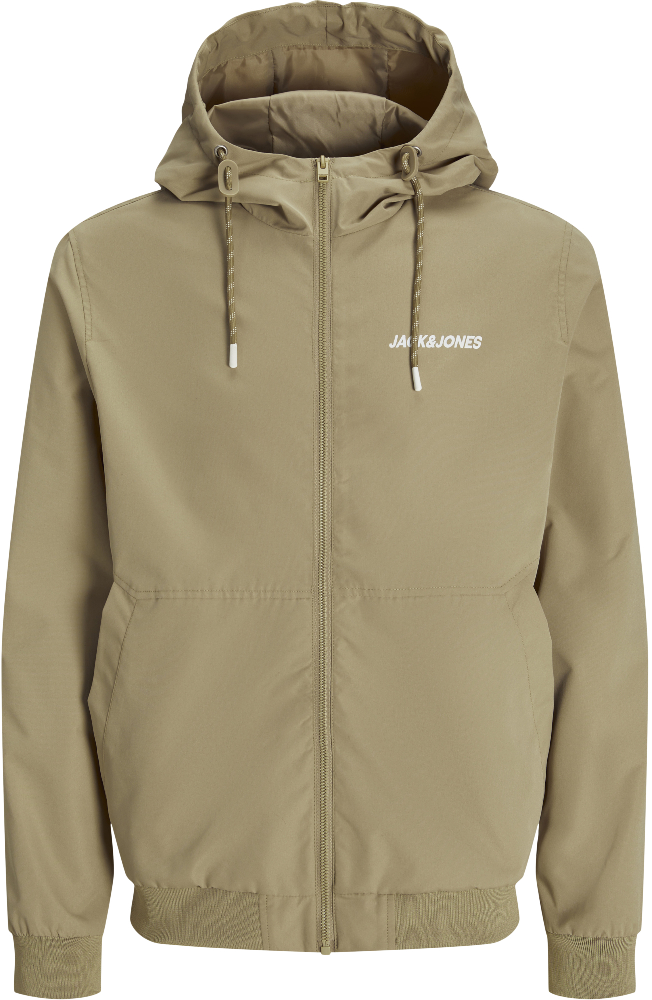 Ветровка мужская Jack &amp; Jones Jjerush Hood Bomber Noos 12200208 L бежевая фото 