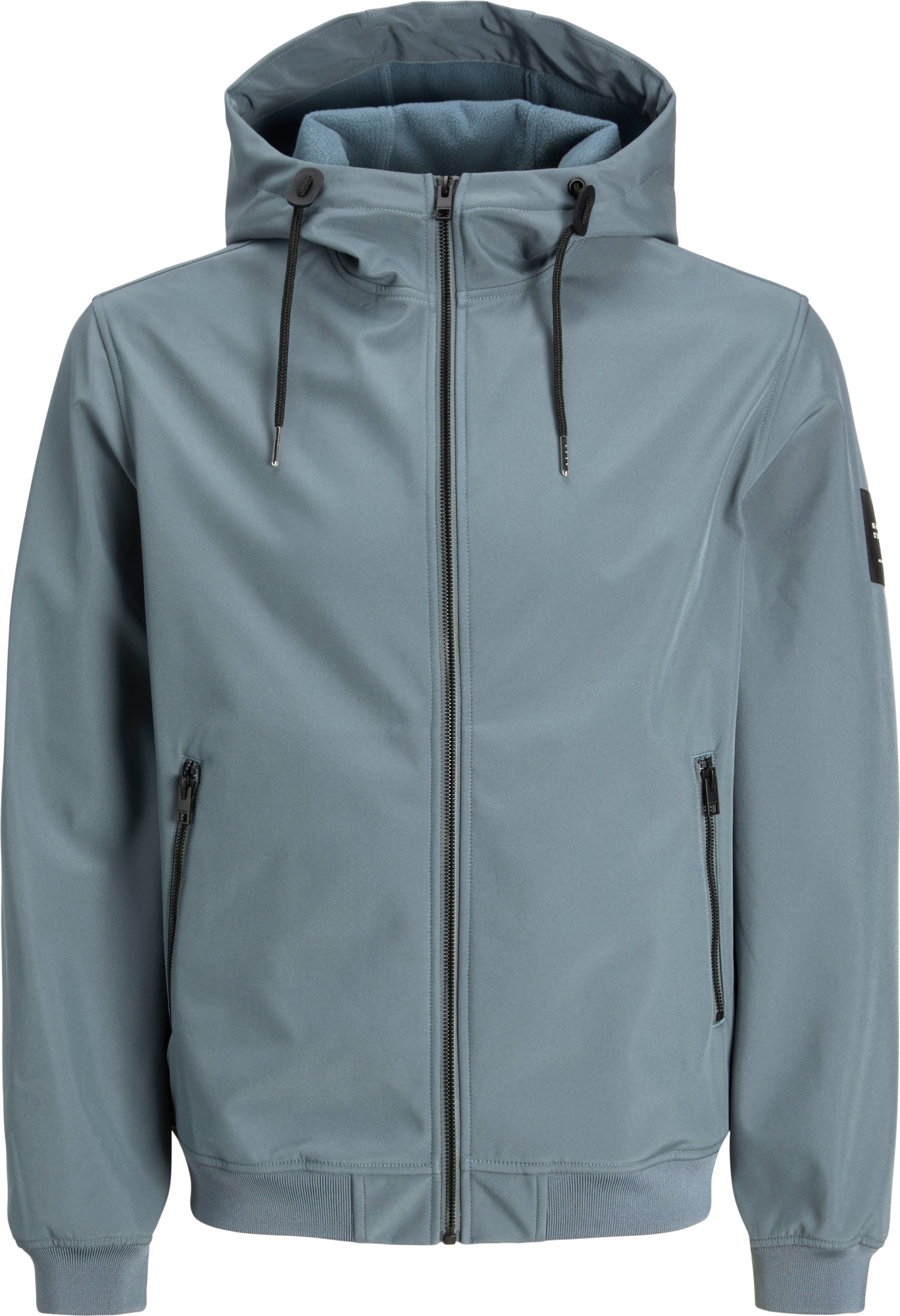 Ветровка мужская Jack &amp; Jones Jjebasic Softshell Hood Noos 12236300 XL серо-зеленая фото 