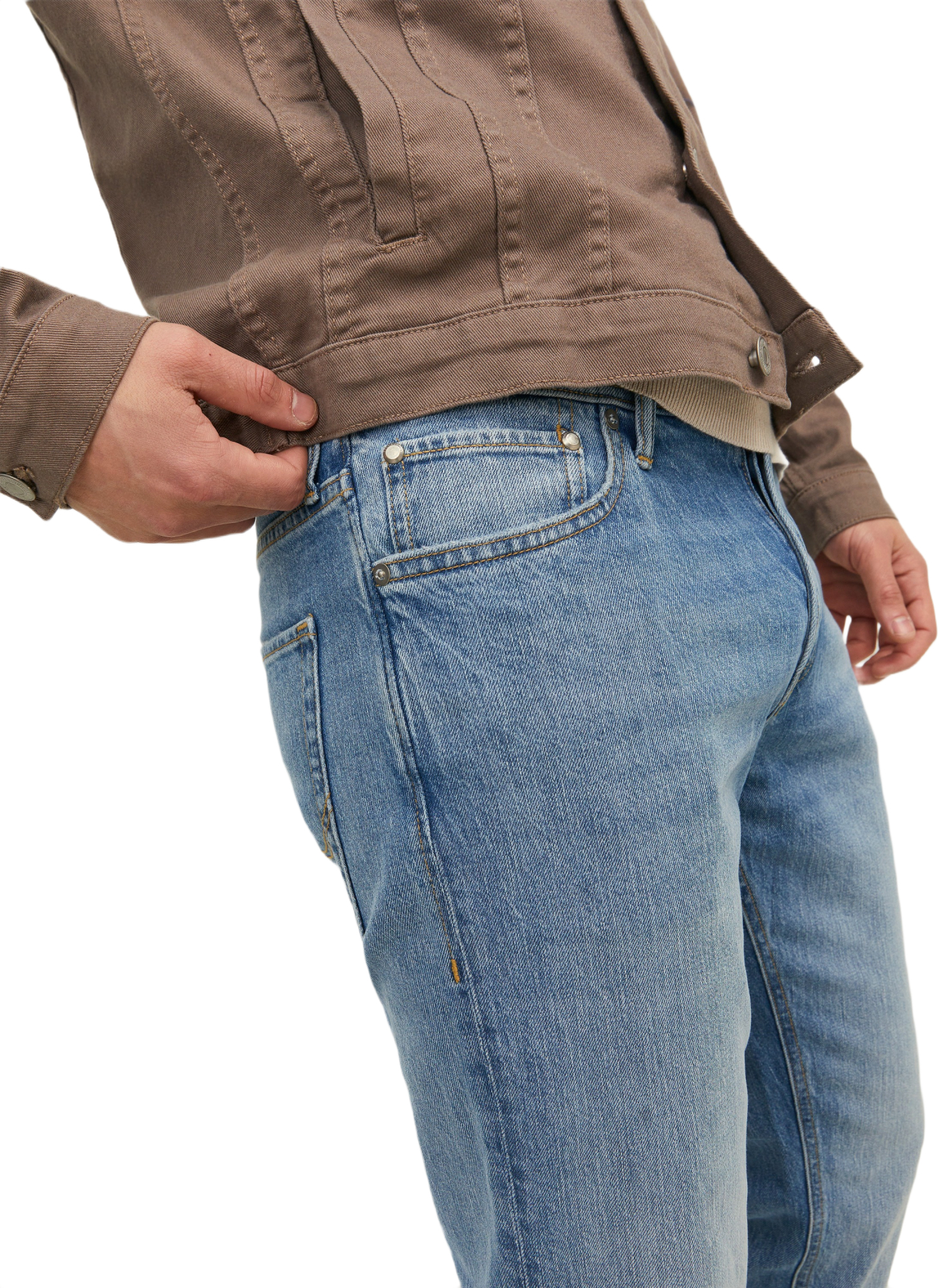 Джинсы мужские Jack &amp; Jones Jjimike Jjoriginal Sbd 555 Noos 12237309 32-32 голубые фото 