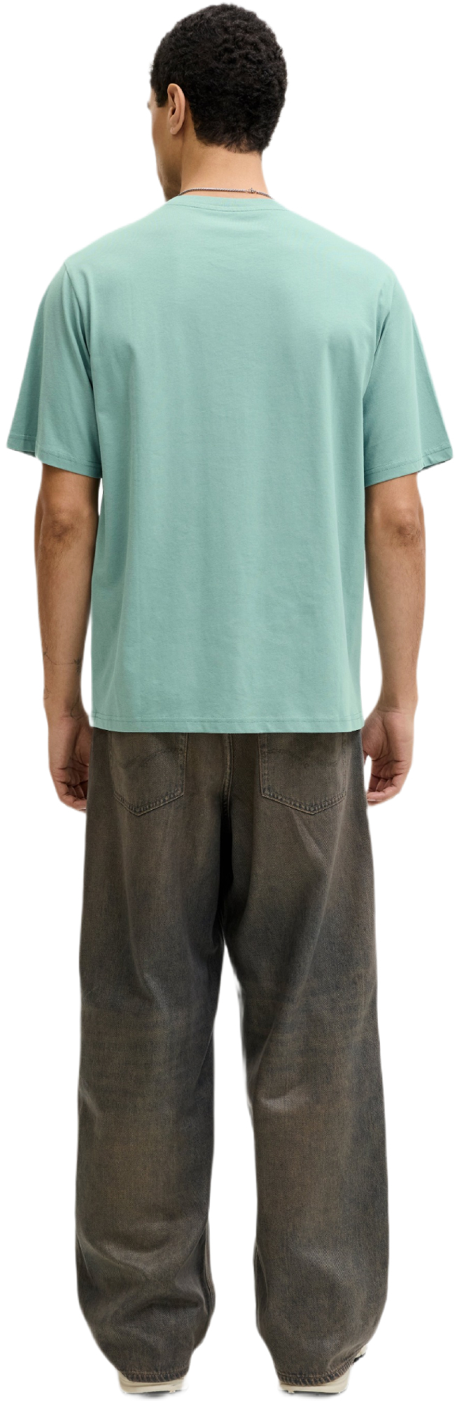 Футболка хлопковая мужская Jack &amp; Jones Jjestar Jj Tee Ss Noos 12234746 XL мятная фото 