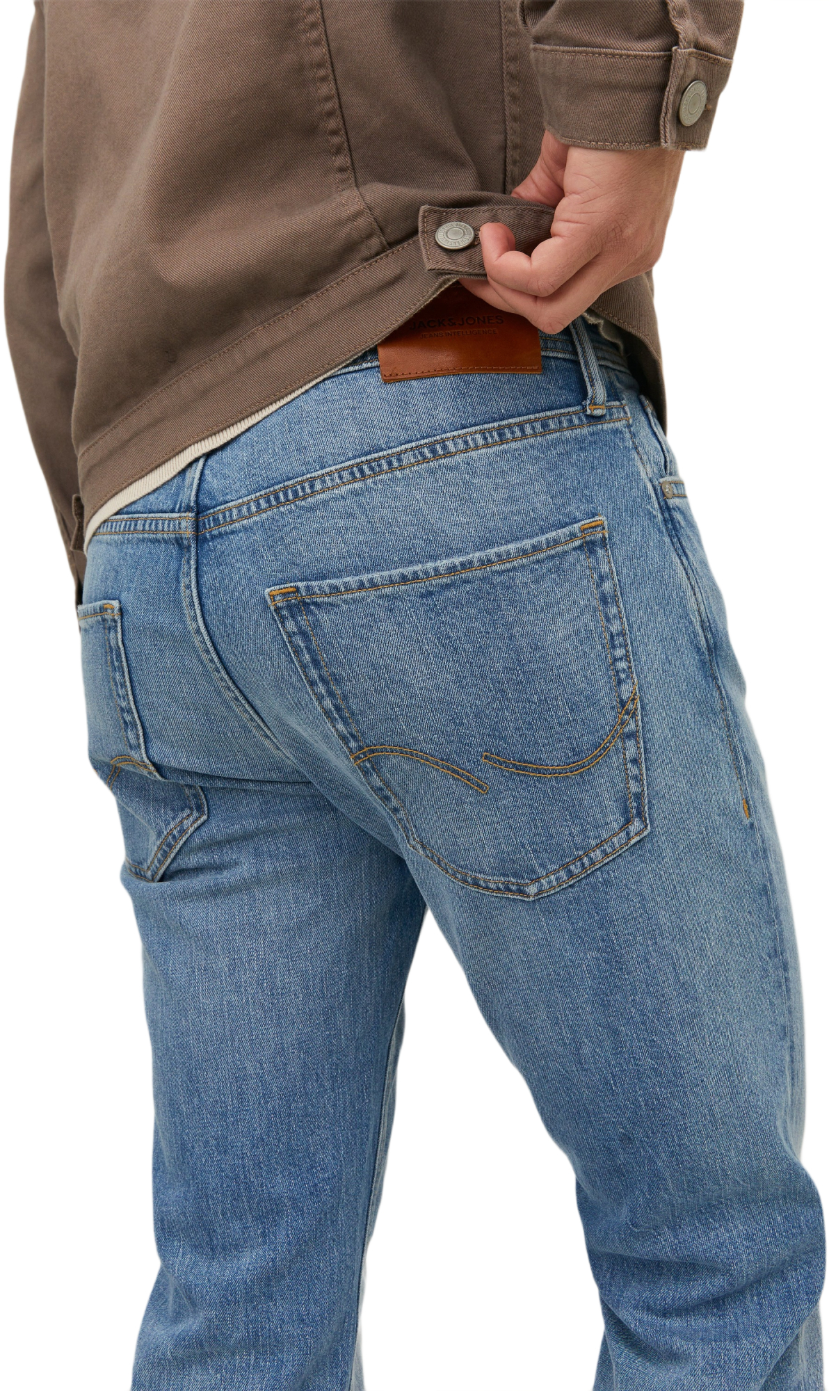 Джинсы мужские Jack &amp; Jones Jjimike Jjoriginal Sbd 555 Noos 12237309 34-32 голубые фото 