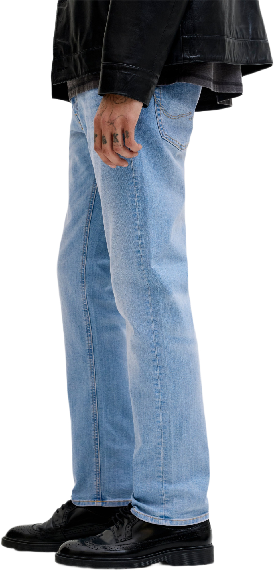 Джинсы мужские Jack &amp; Jones Jjiglenn Jjoriginal Sq 330 Noos 12243593 34-32 голубые фото 