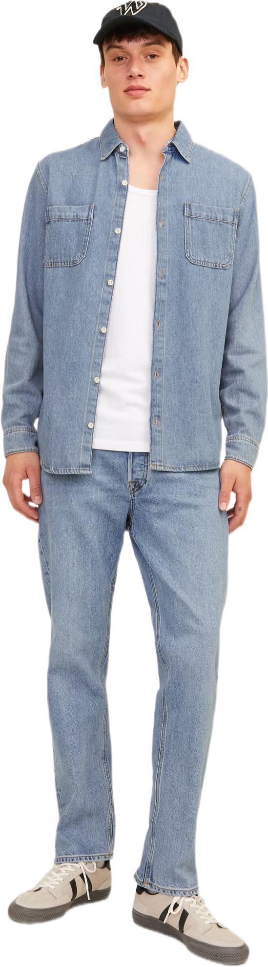 Джинсы мужские Jack &amp; Jones Jjichris Jjclassic Am 479 Noos 12261880 31-32 голубые фото 