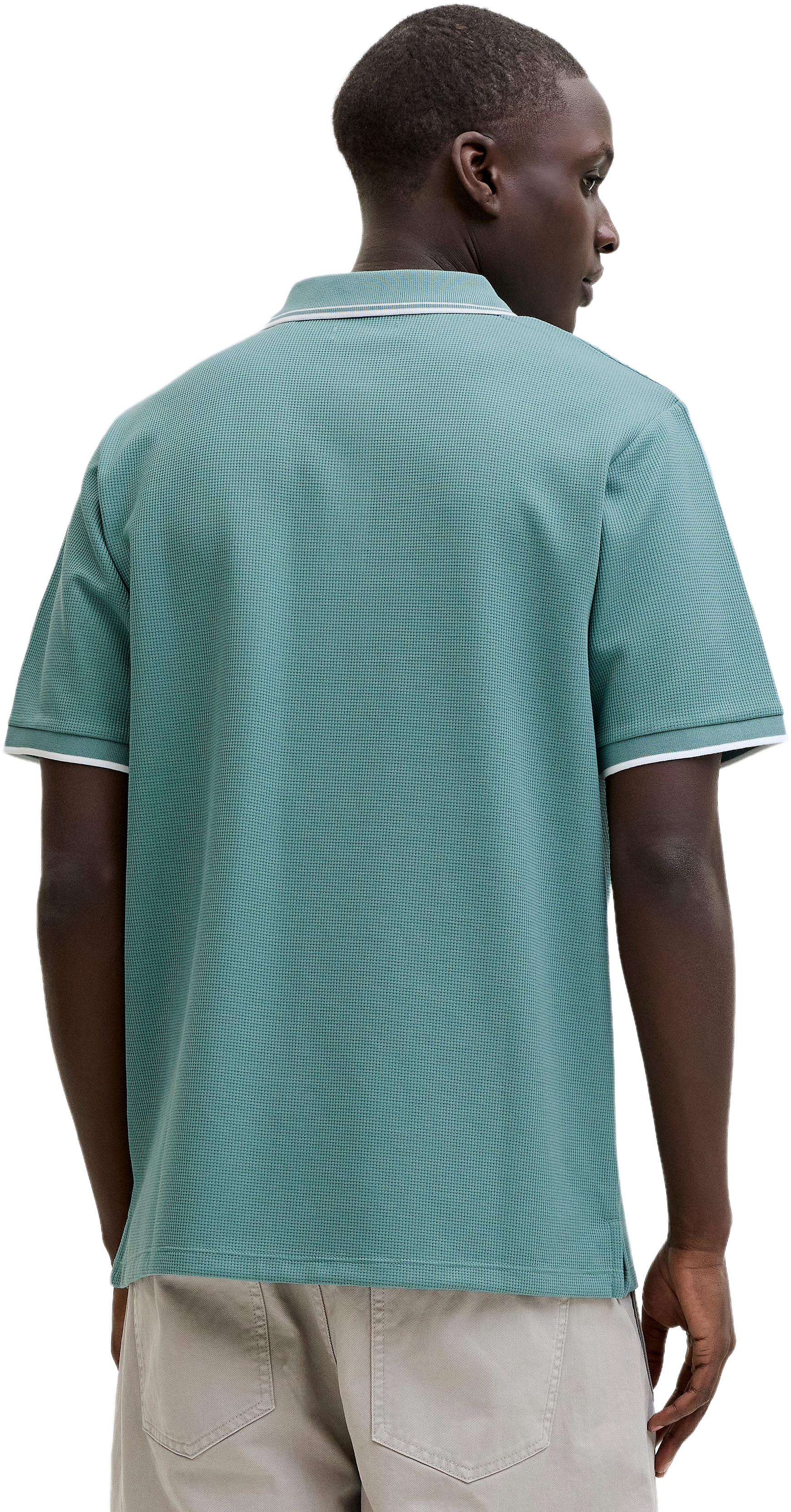 Поло чоловіче Jack &amp; Jones Jjeaustin Polo Ss Noos 12268130 L бірюзовоефото