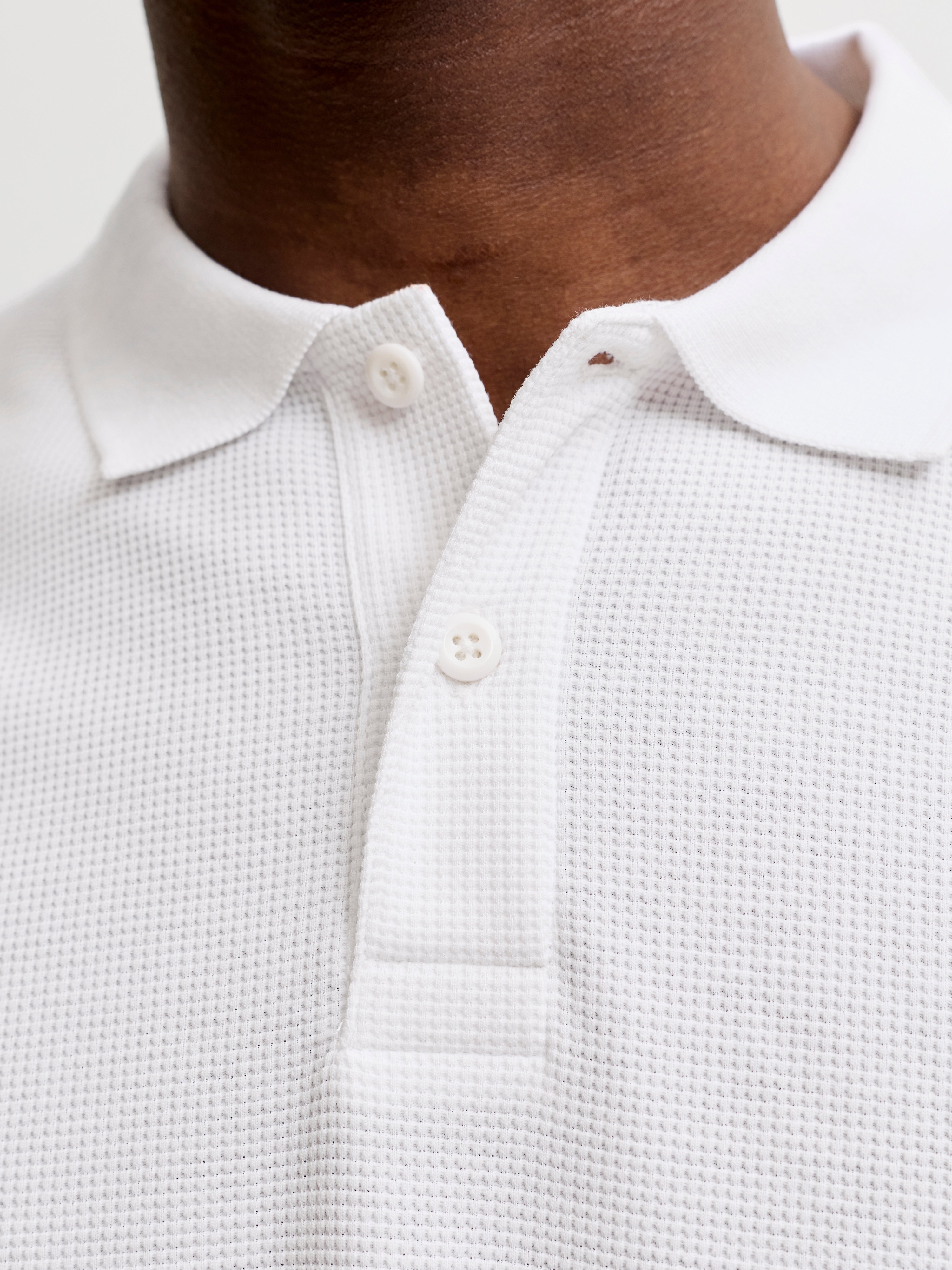 Поло мужское Jack &amp; Jones Jjeaustin Polo Ss Noos 12268130 S белое фото 