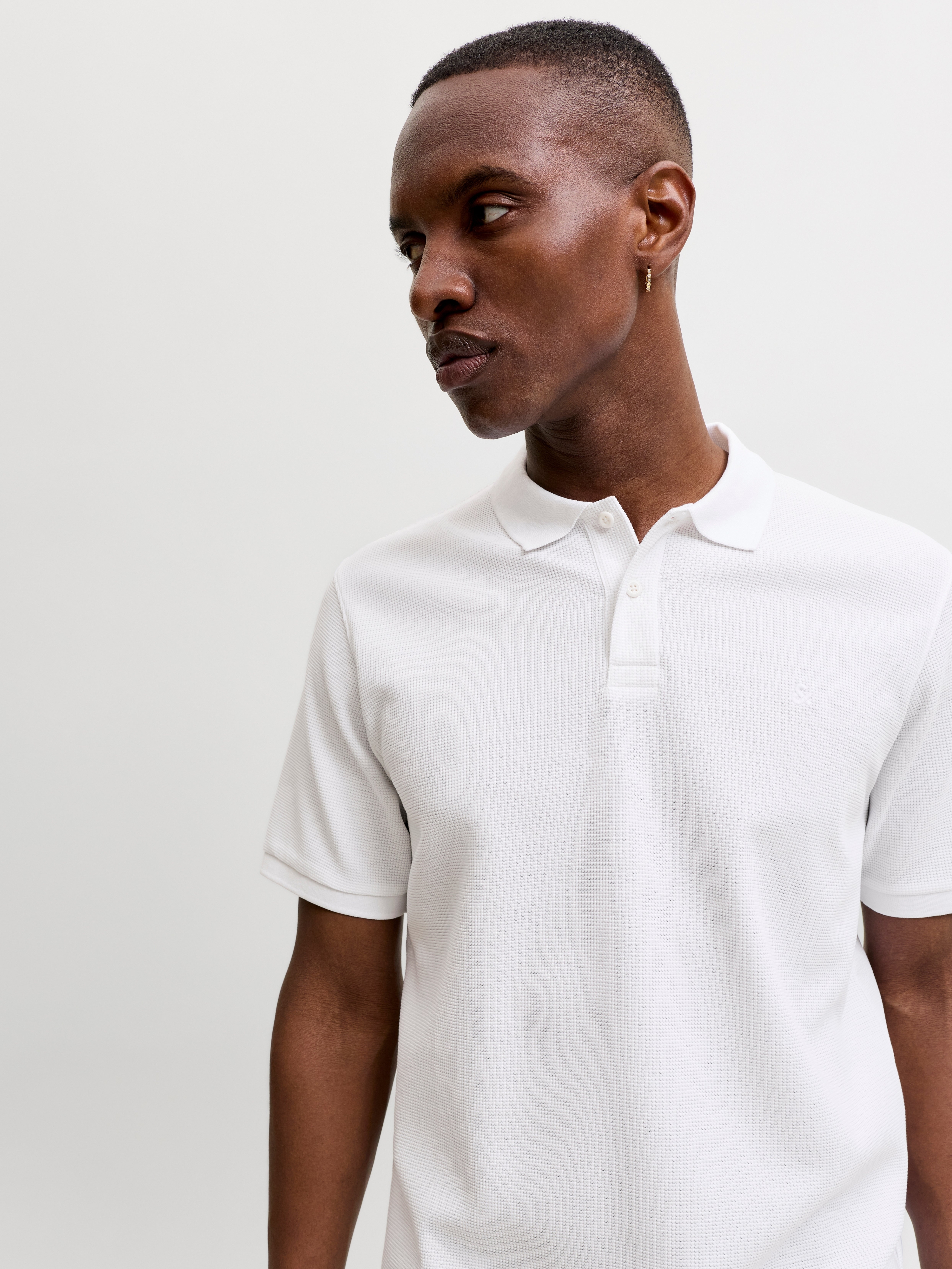 Поло мужское Jack &amp; Jones Jjeaustin Polo Ss Noos 12268130 2XL белое фото 