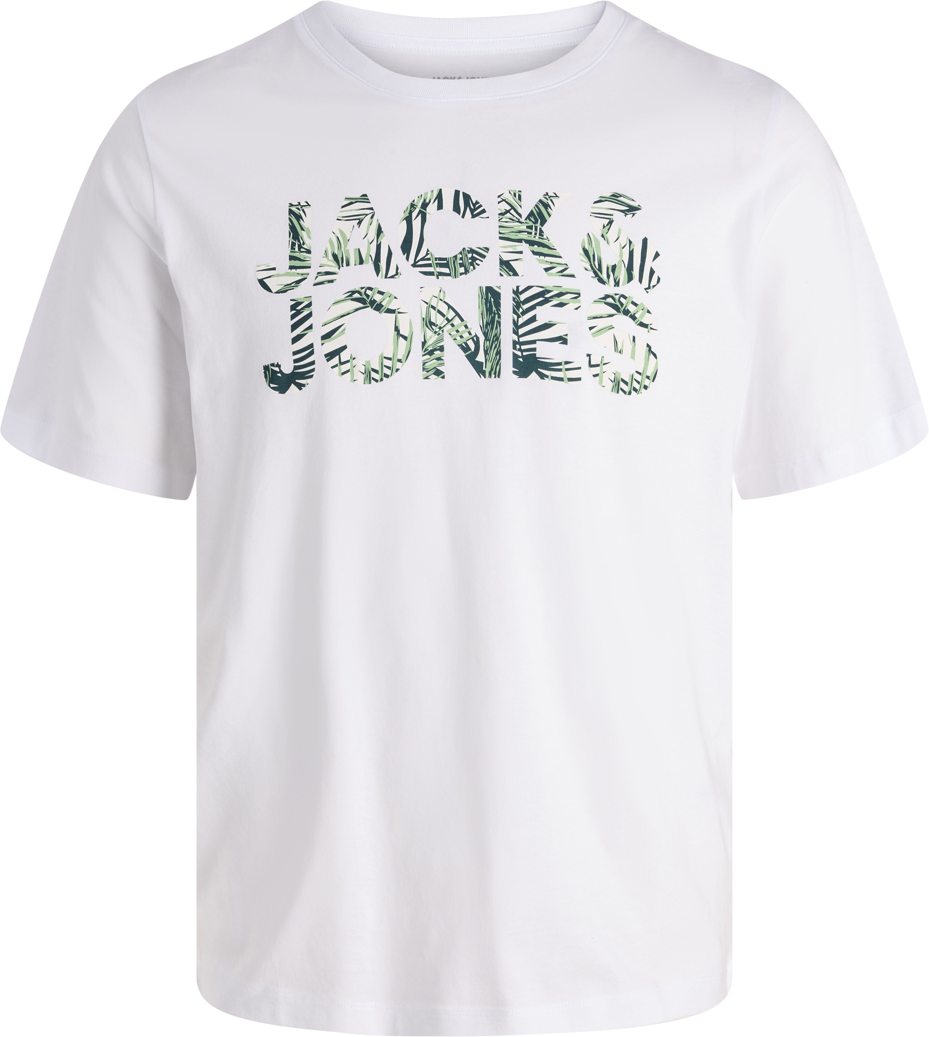Футболка хлопковая мужская Jack &amp; Jones Jjejeff Logo Tee Ss Sn 12288536 2XL белая фото 