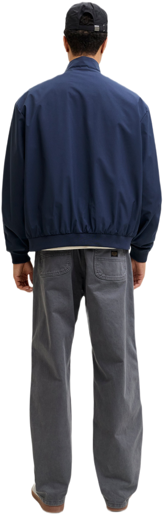 Ветровка мужская Jack &amp; Jones Jjecharge Stand Collar Bomber Noos 12288895 L темно-синяя фото 