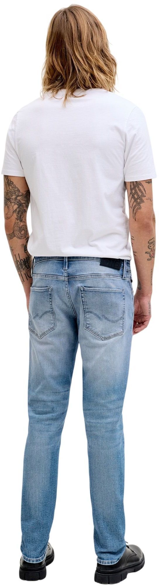 Джинсы мужские Jack &amp; Jones Jjiglenn Jjicon Jos 157 Noos 12289080 36-32 синие фото 