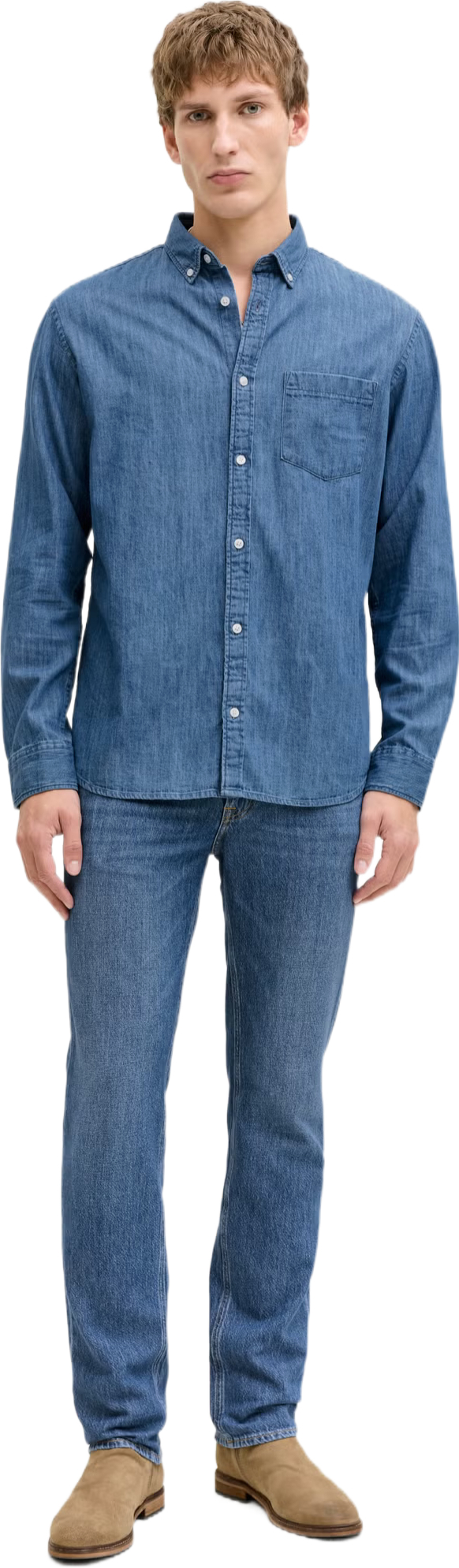 Джинсы мужские Jack &amp; Jones Jjiclark Jjoriginal Ns 415 Noos 12291693 34-32 синие фото 