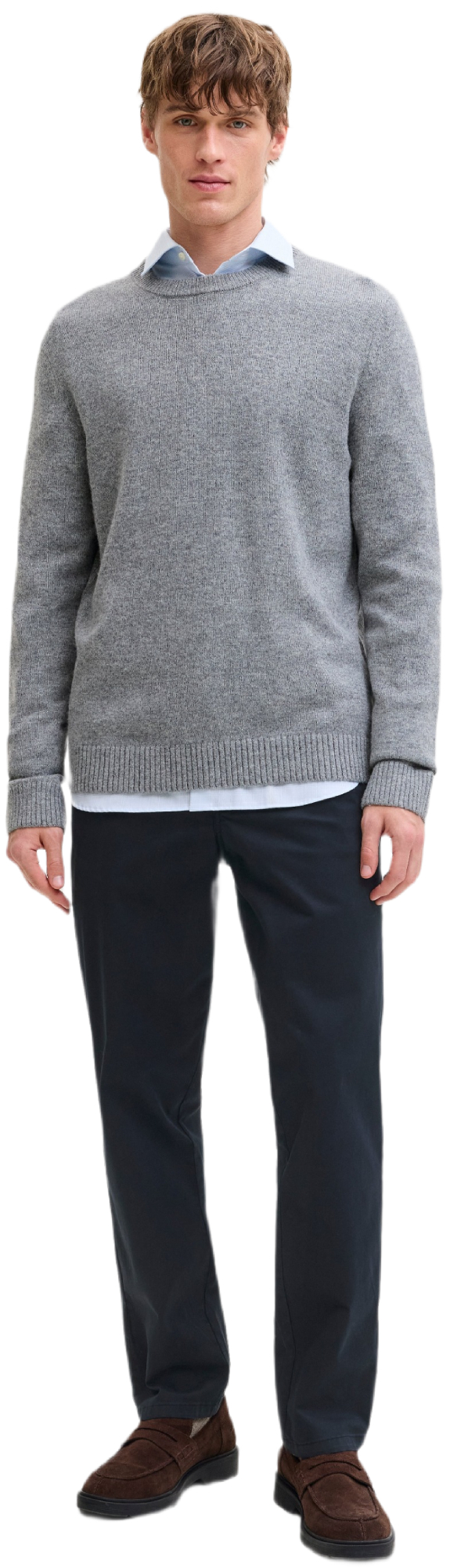 Штани чоловічі Jack &amp; Jones Jpstollie Vance Chino Noos 12292970 31-32 темно-синіфото