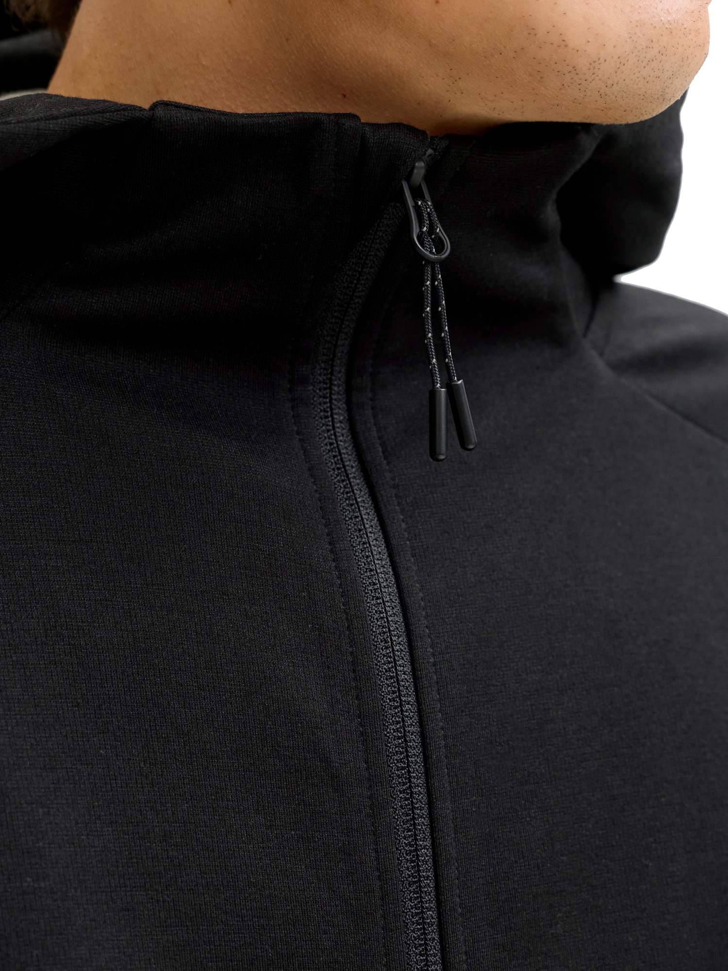 Толстовка мужская Jack &amp; Jones Jjebase Sweat Zip Hood Sn 12289209 2XL черная фото 