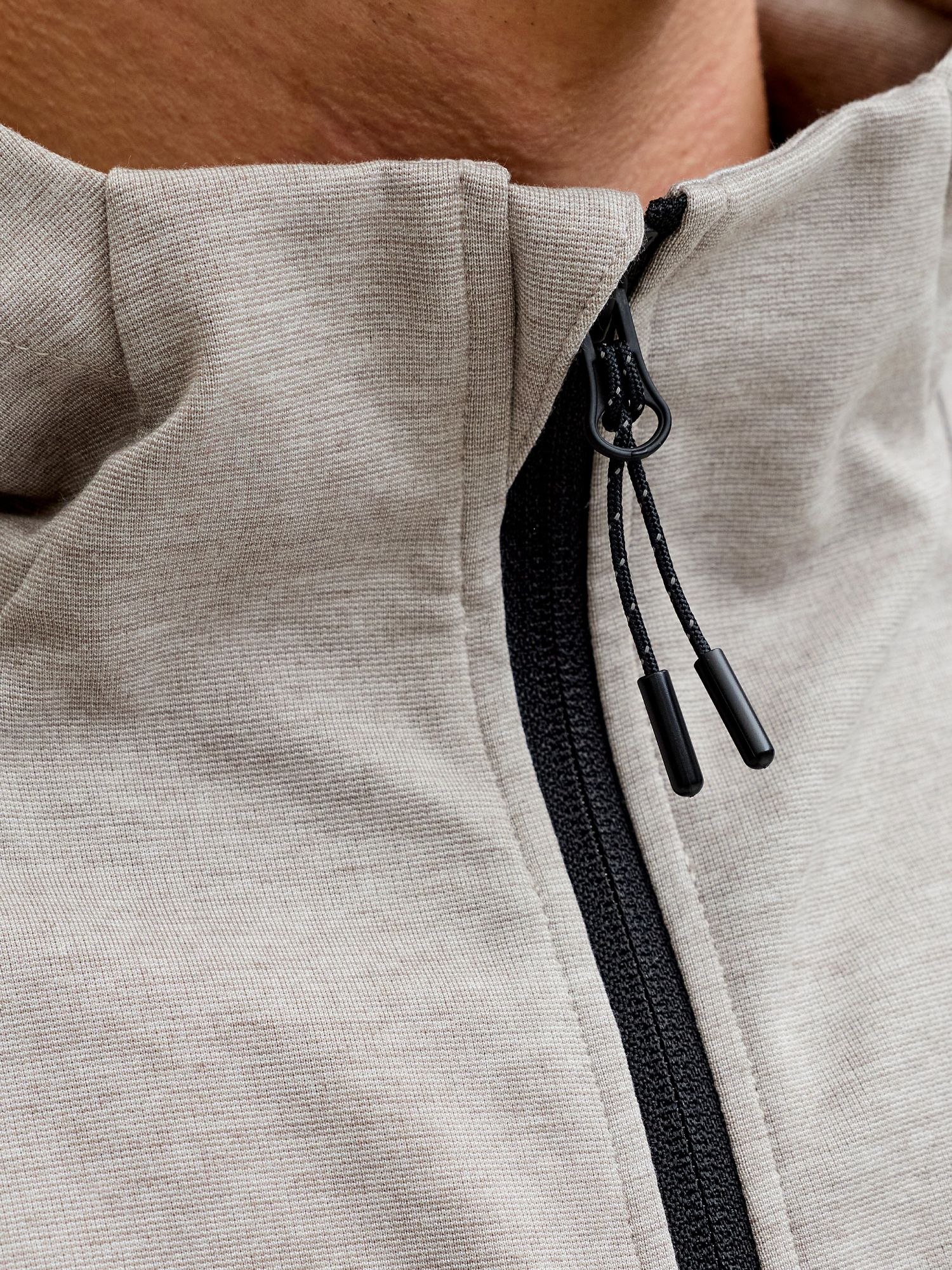 Толстовка чоловіча Jack &amp; Jones Jjebase Sweat Zip Hood Sn 12289209 M світло-сірафото