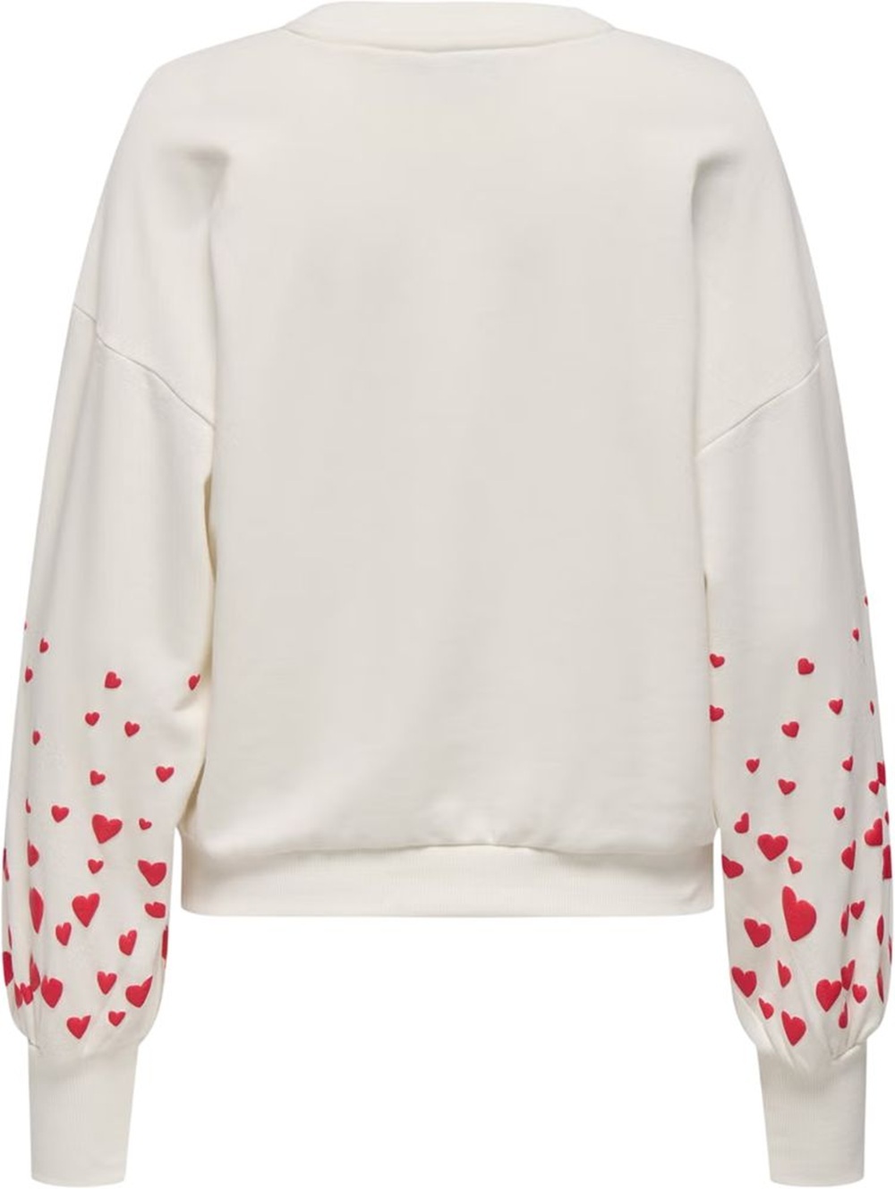 Свитшот женский ONLY Onlbrooke L/S O-Neck Flower Swt Noos 15216364 S белый фото 