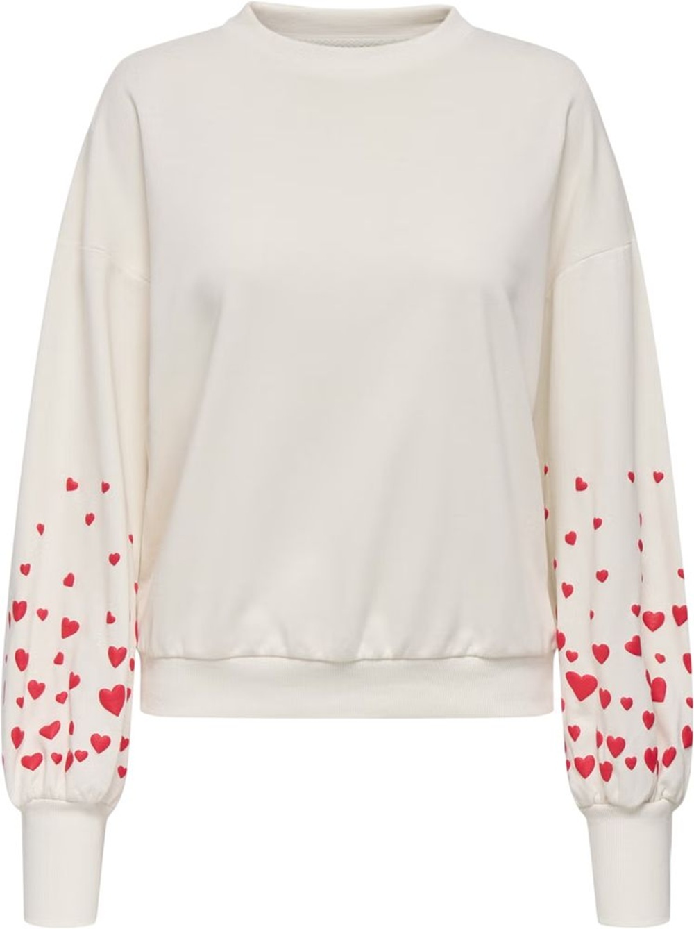 Свитшот женский ONLY Onlbrooke L/S O-Neck Flower Swt Noos 15216364 L белый фото 