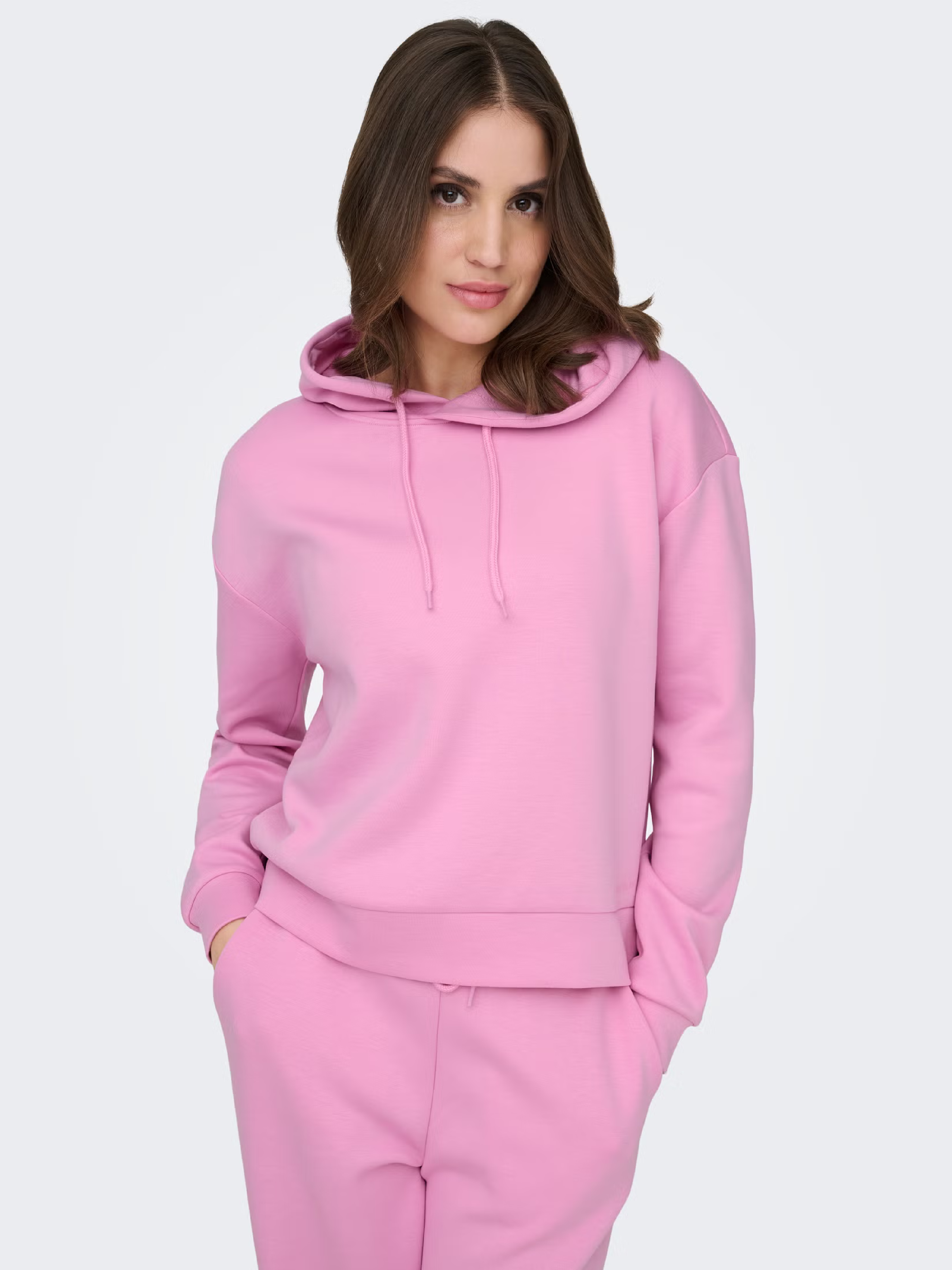 Худі жіноче Only Play Onplounge Hood Ls Swt Noos 15245850 S рожевефото