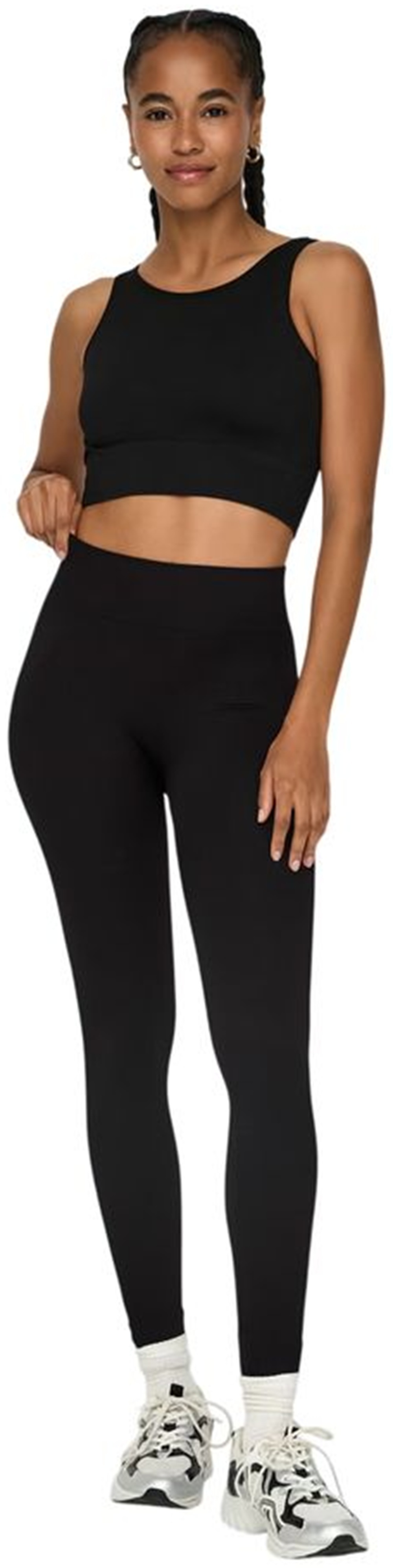 Леггинсы женские Only Play Onpjaia Hw Seam Tights Noos 15250052 S-M черные фото 