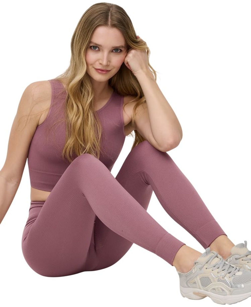 Легінси жіночі Only Play Onpjaia Hw Seam Tights Noos 15250052 S-M рожевіфото