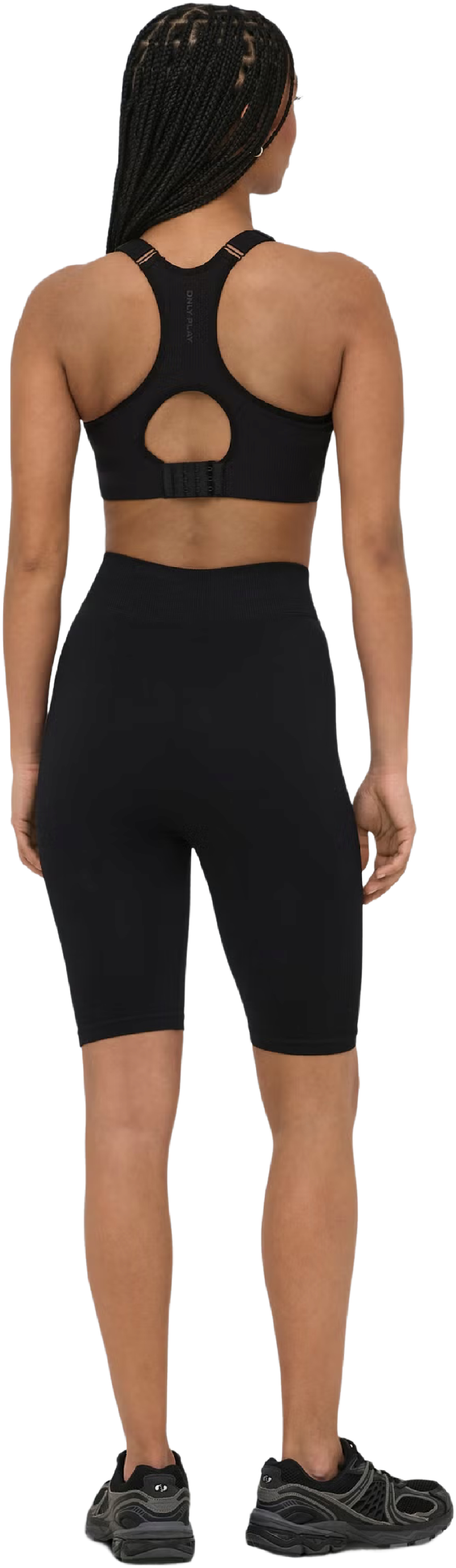 Топ Only Play Onpjana-3 Zip Sports Bra Noos 15338715 L черный фото 