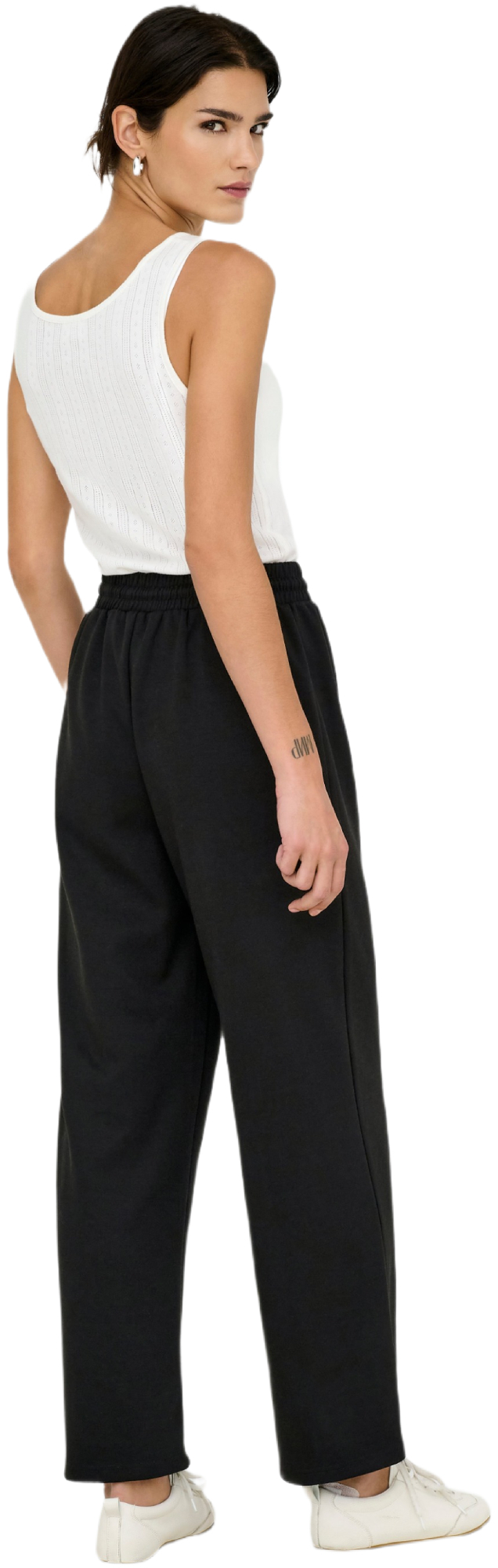 Штани жіночі ONLY Onlscarlett Wide Pant Swt Noos 15346400 M чорніфото